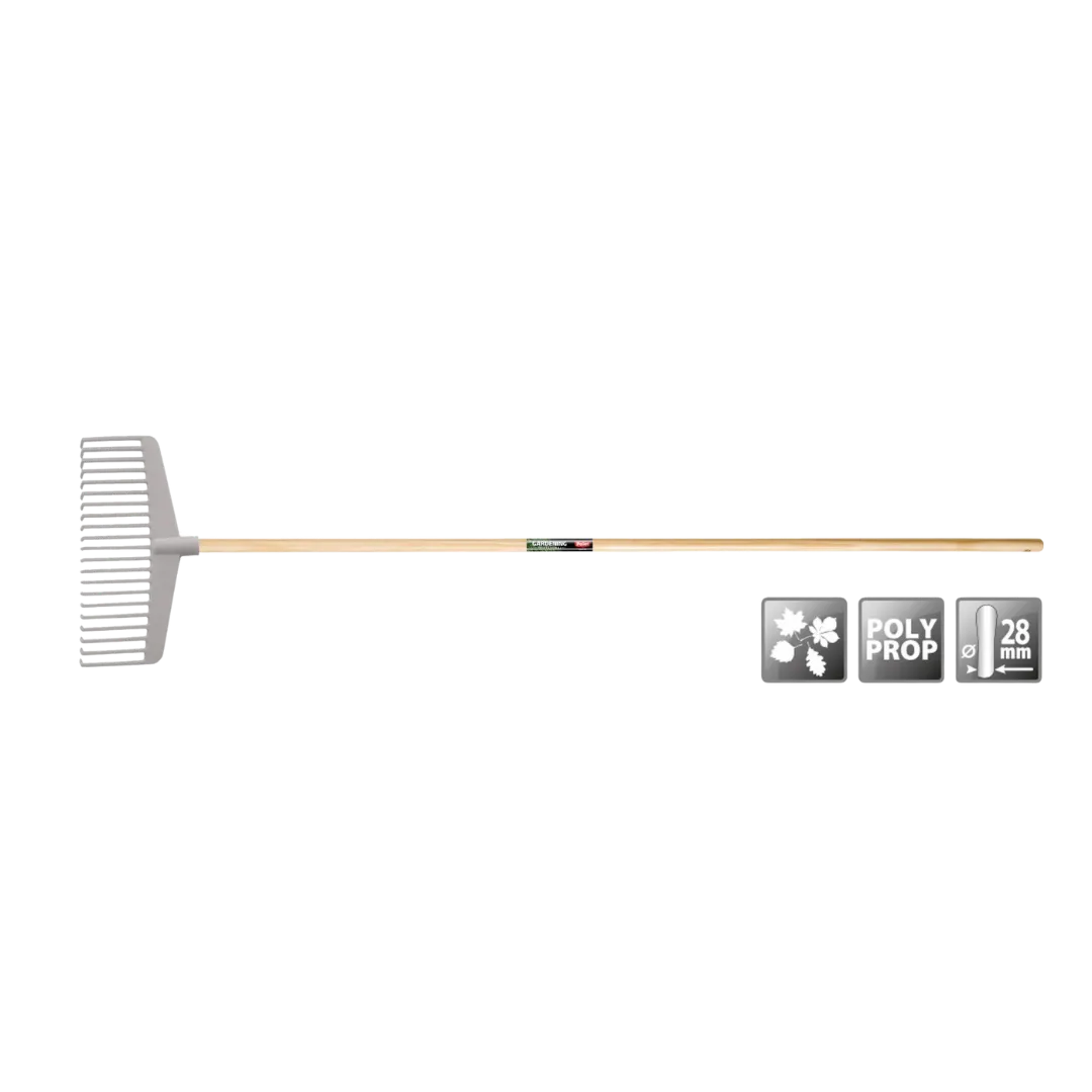 Bladrijf 22 tanden uit kunststof met steel (1400 mm)