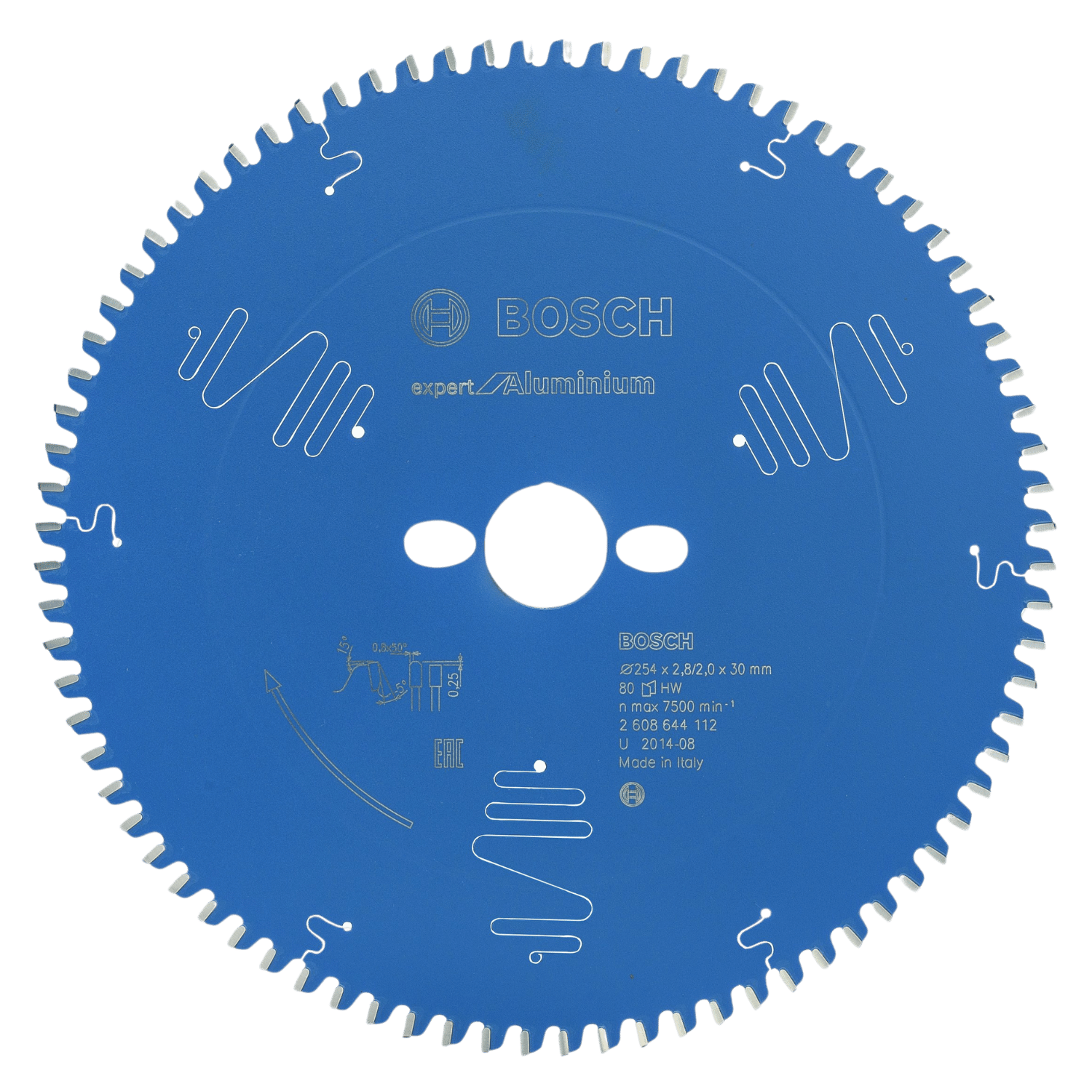 Lame de scie circulaire expert alu 254 x 30 x 2.8/2 x 80