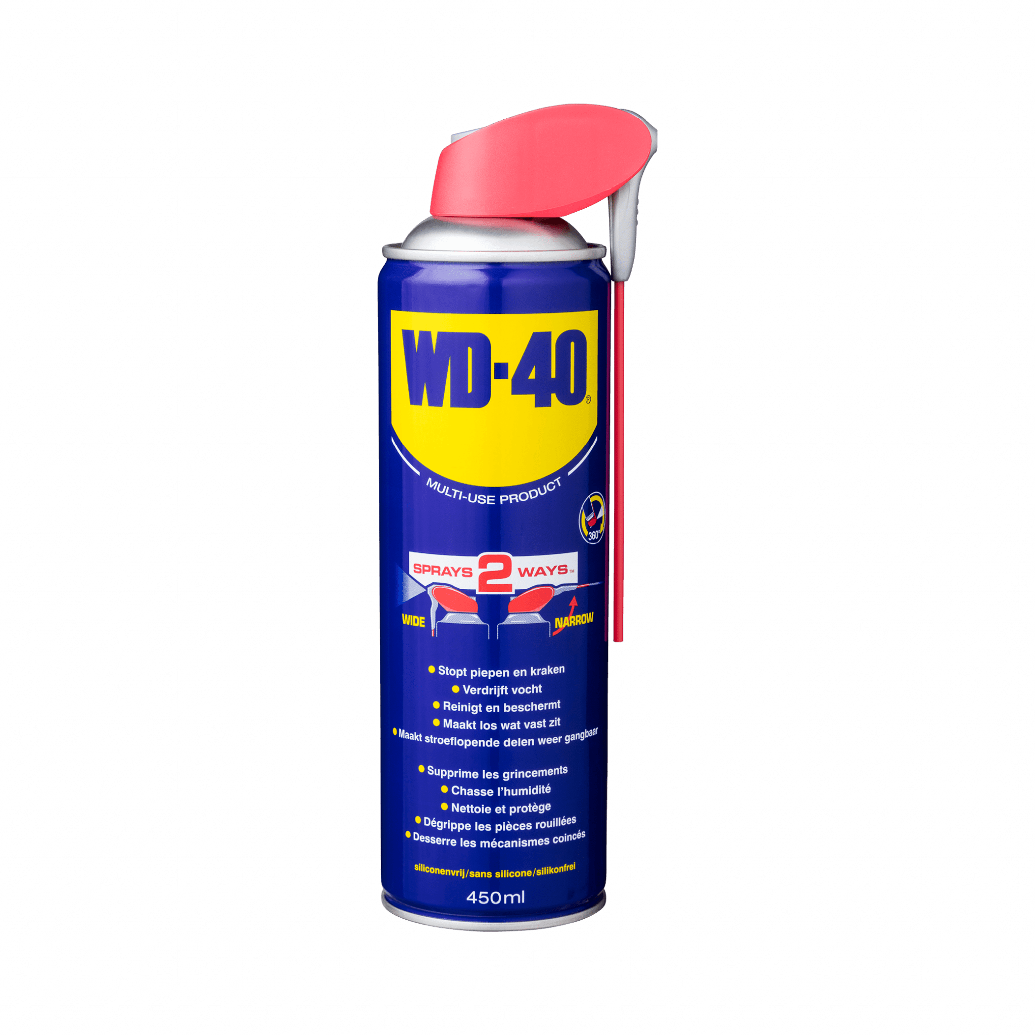 WD-40 Specialist Kettingspray voor smering, bescherming en reiniging van motorfietskettingen (400ml)