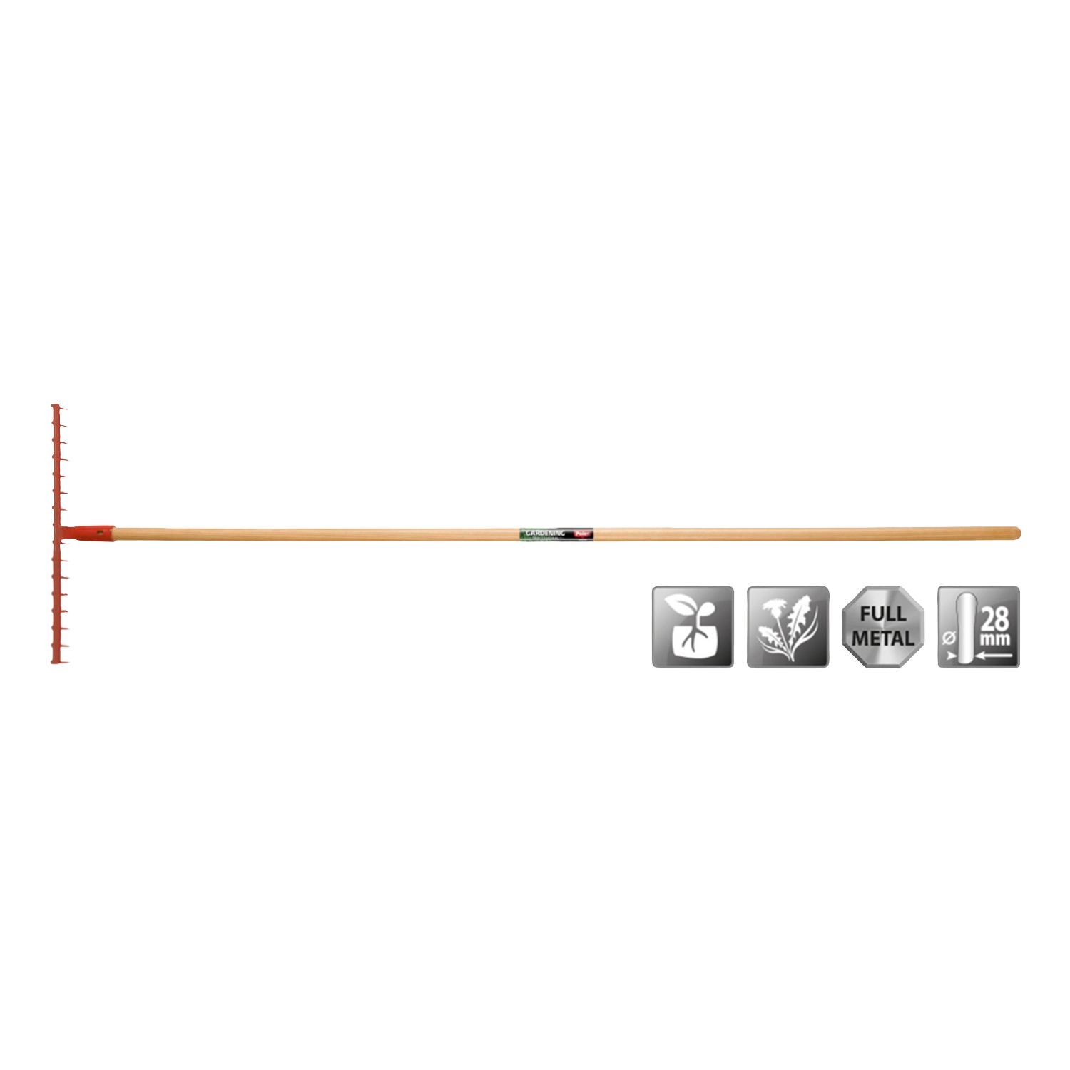 Tuinhark 16T (470 mm) met steel