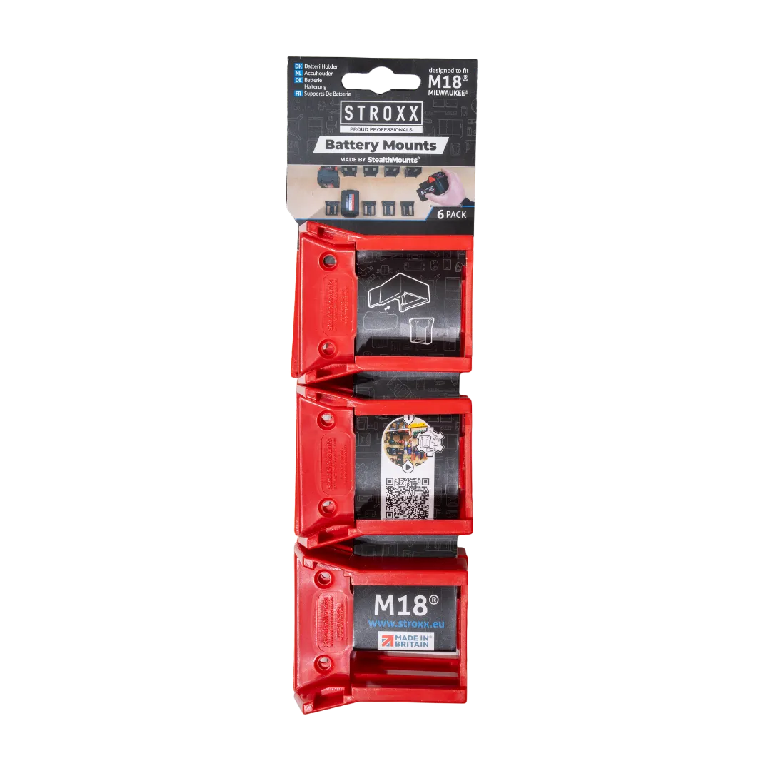 Batterijhouder 18 V (6-pack)
