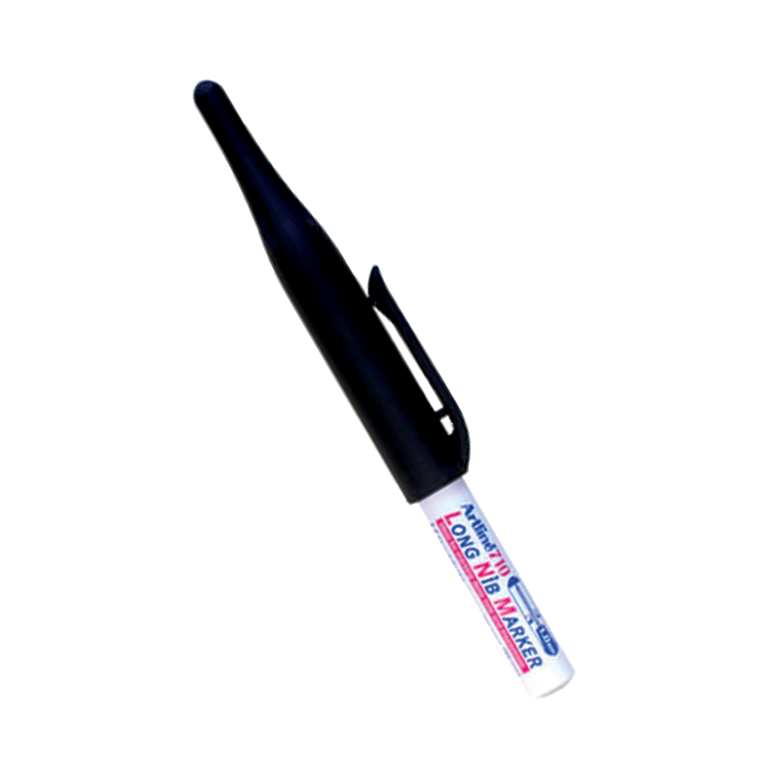 FACOM Long Nib Marker Zwart Ref AL0603203 EK-710: Zwarte marker met lange punt, EK-710 referentie.