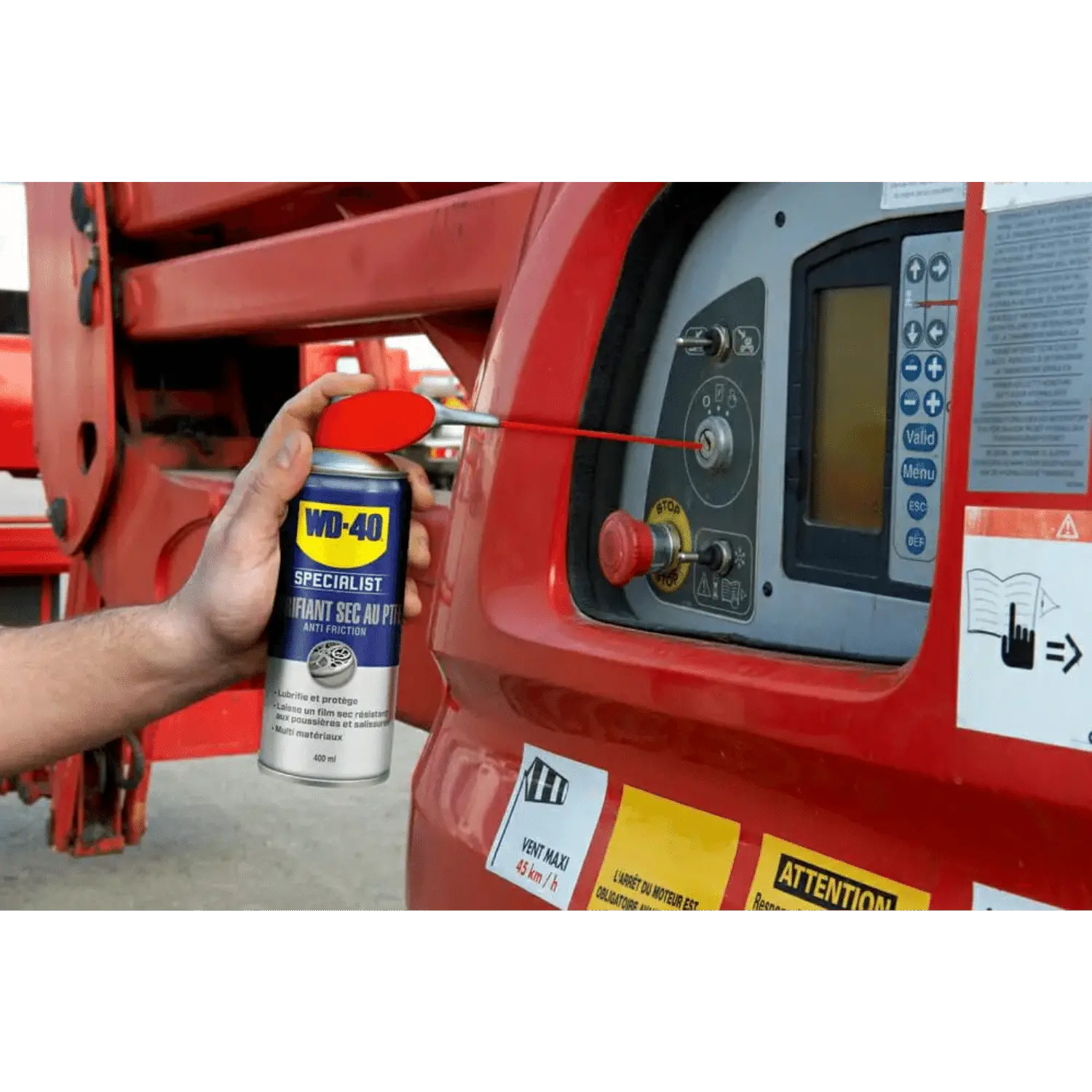 Spray de lubrification sèche avec PTFE - 400 ml