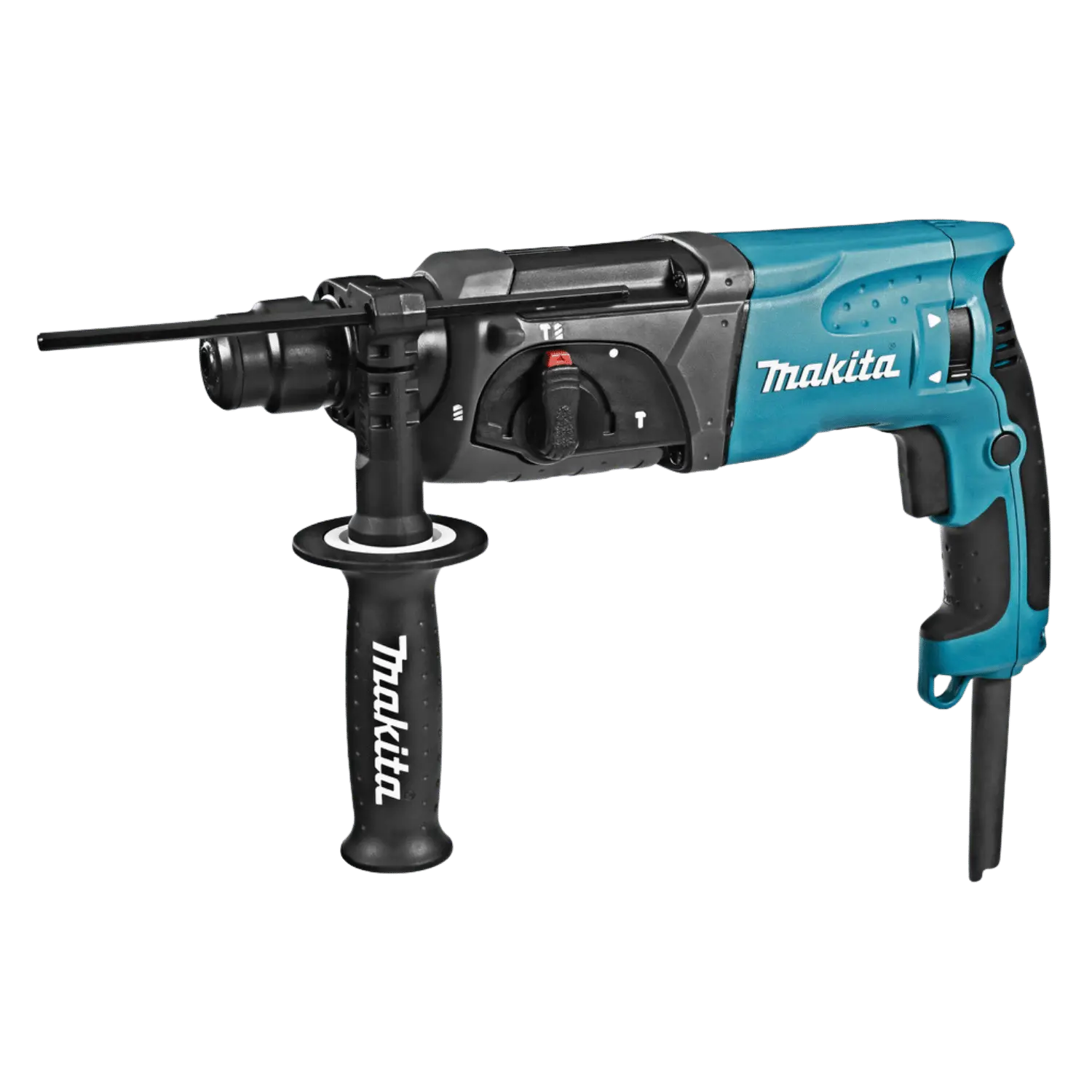 Perforateur avec Fonction Burin HR2470 (780 W - 2.4 J - 18 mm - SDS+) Makita HR2470 boorhamer met beitelfunctie - krachtig & veelzijdig op kabel.