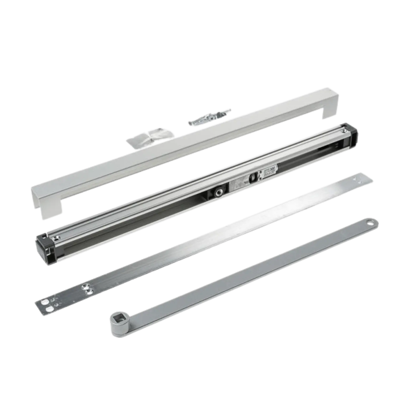 Glijarm G-EMF met elektromechanische vastzetinrichting, Zilver