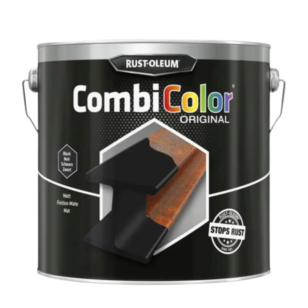Combicolor 7378 - 2.5l - mat zwart