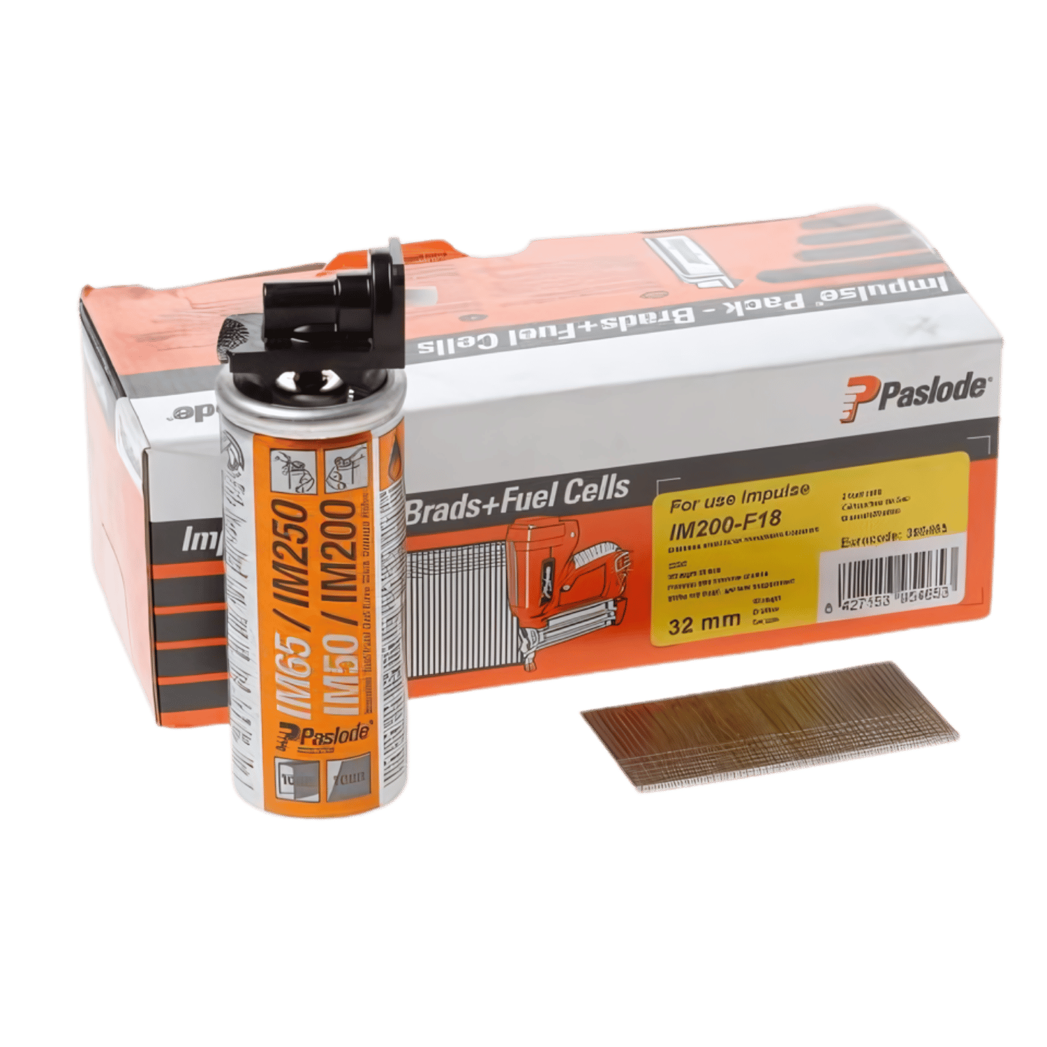 Mini brads F18 impulse pack 1.2 x 32 mm inox (2000 stuks) ref.395465