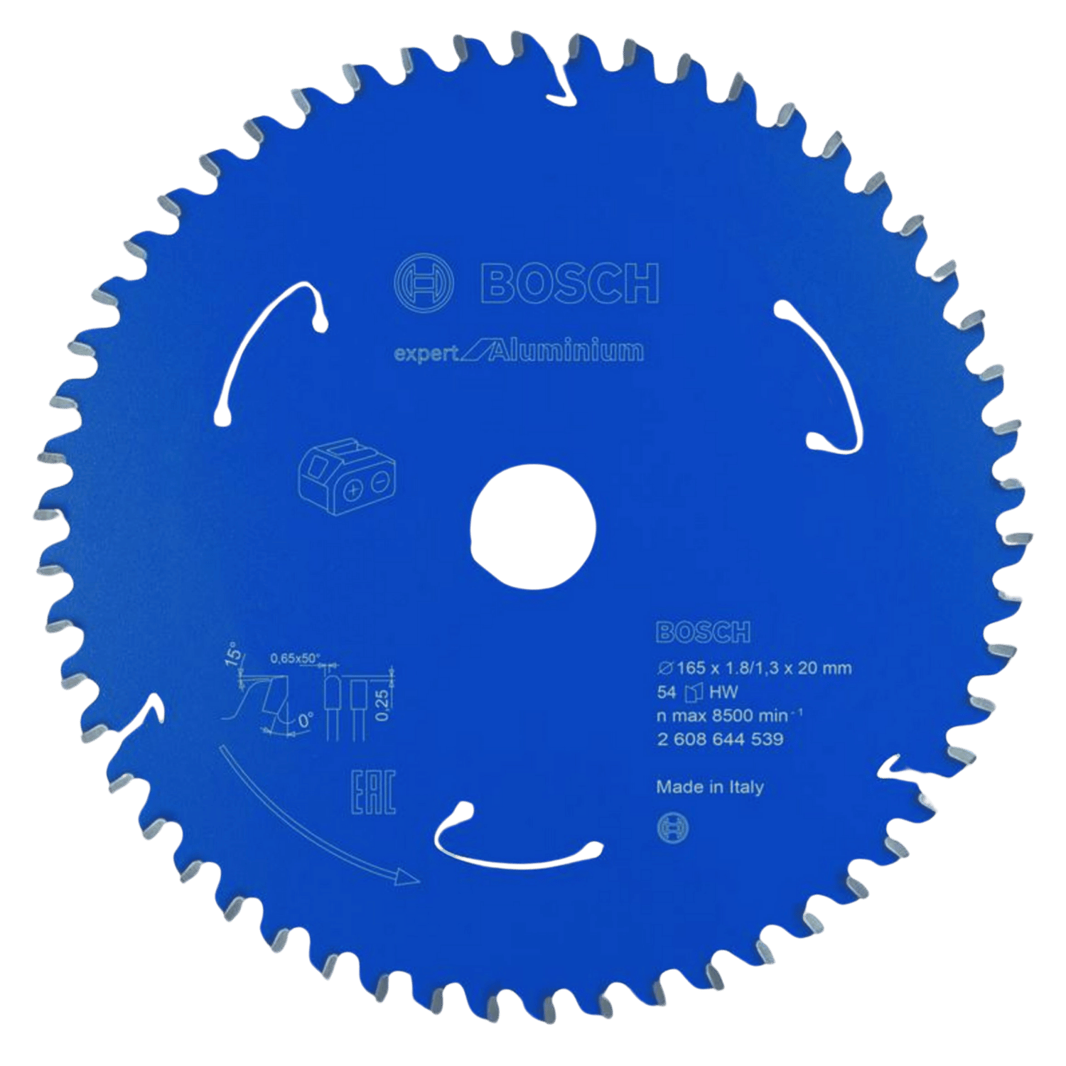 Cirkelzaagblad ø 165 x 1.8 x 20 mm z54 expert for aluminium