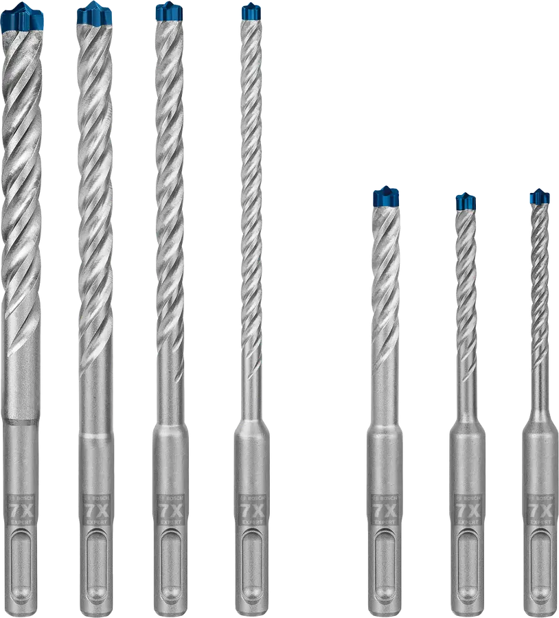 Set (7) SDS-plus hamerboren Expert Plus-7X