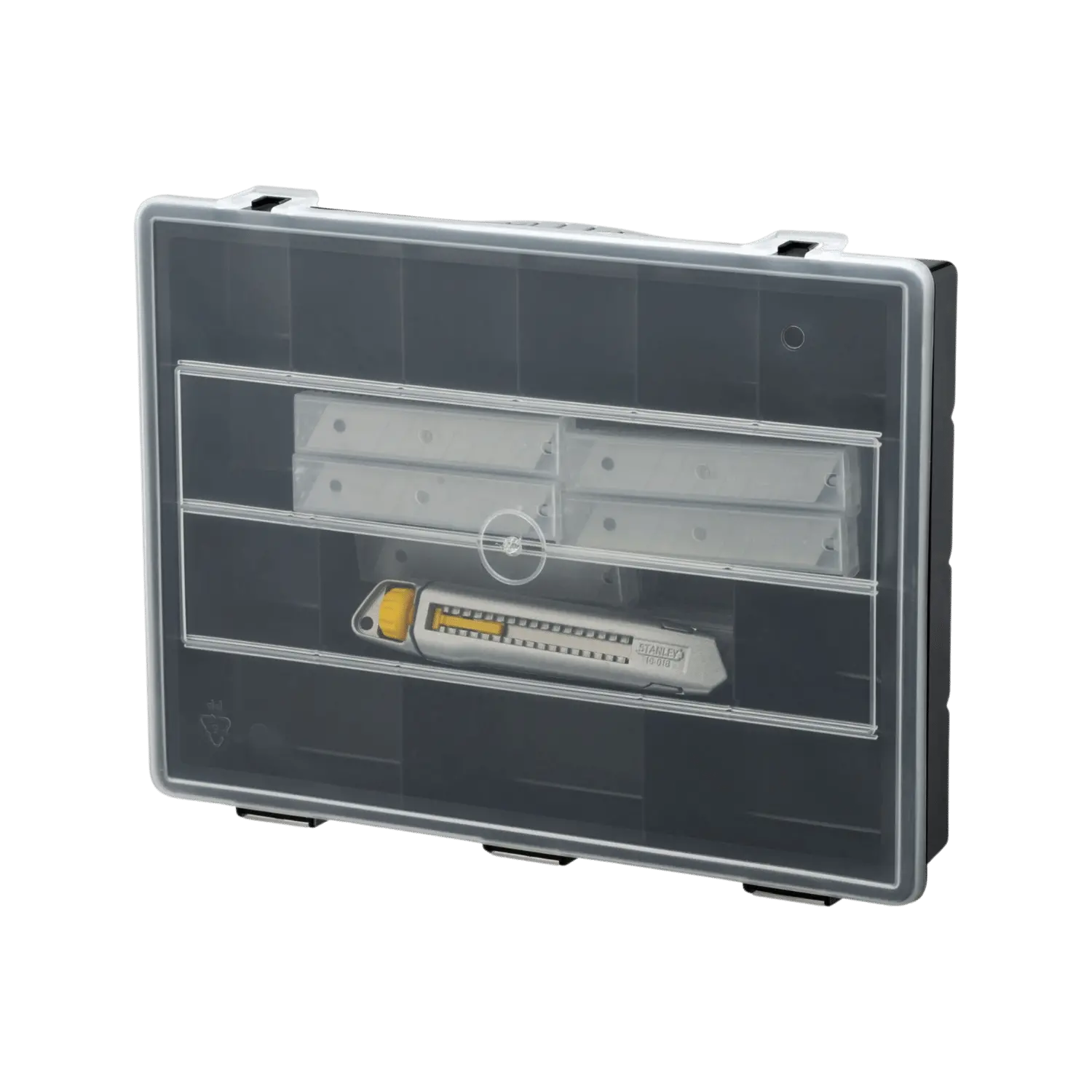 Promopack 20x 10 Lames De Cutter 18mm + Cutter Interlock 18mm + Organisateur 14 VA