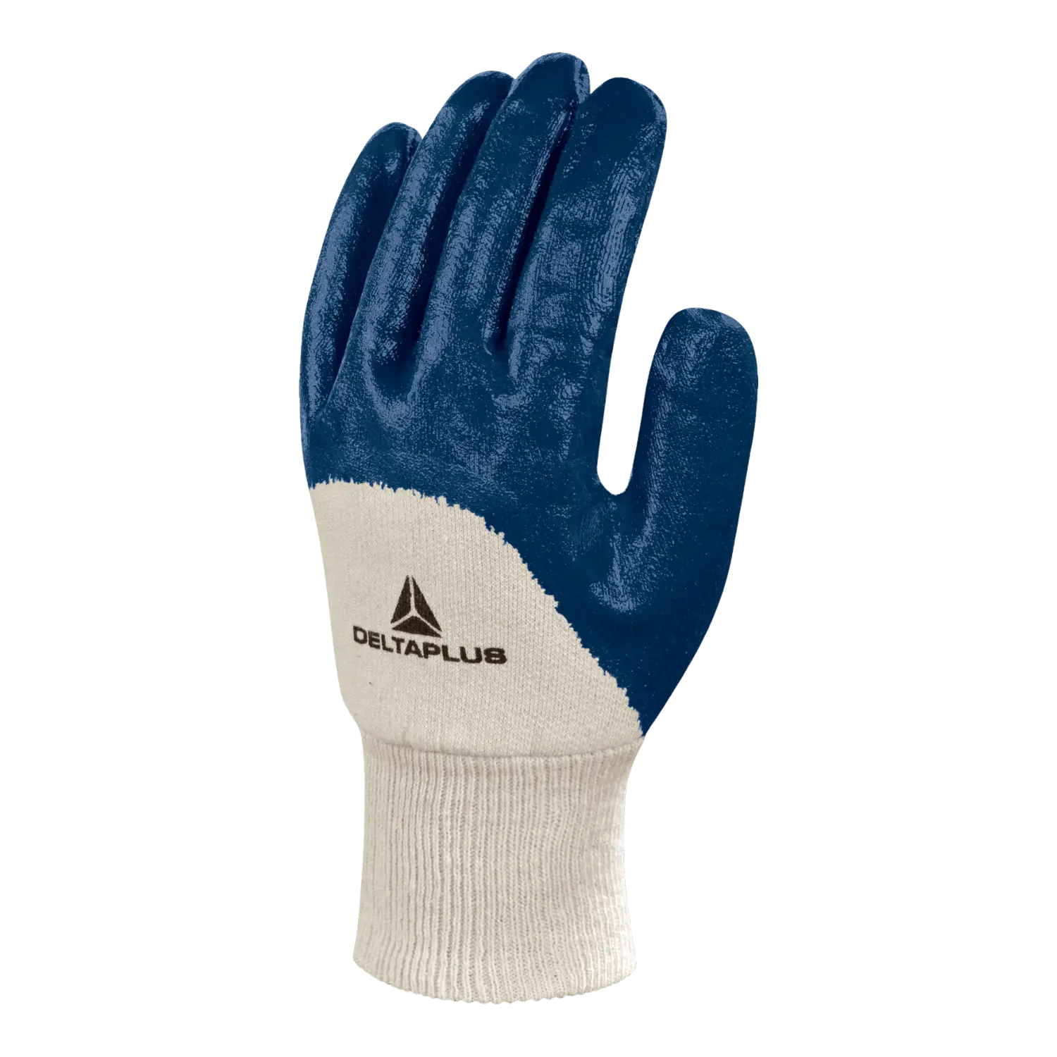 Gebreide handschoen van katoen/polyester - handpalm met latex-coating - VE730 - maat 8