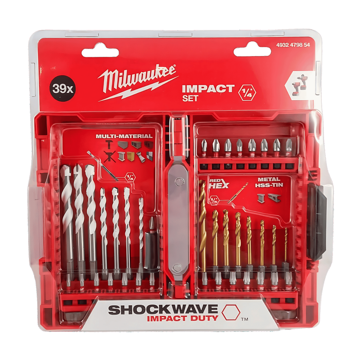 Set de 39 forets et embouts Shockwave Drill Drive