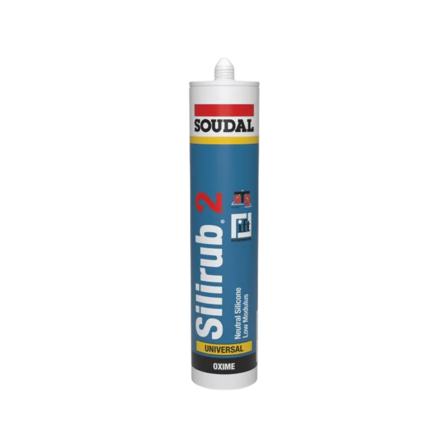 Koker 300 ml neutrale silicone Silirub 2 - licht bruin