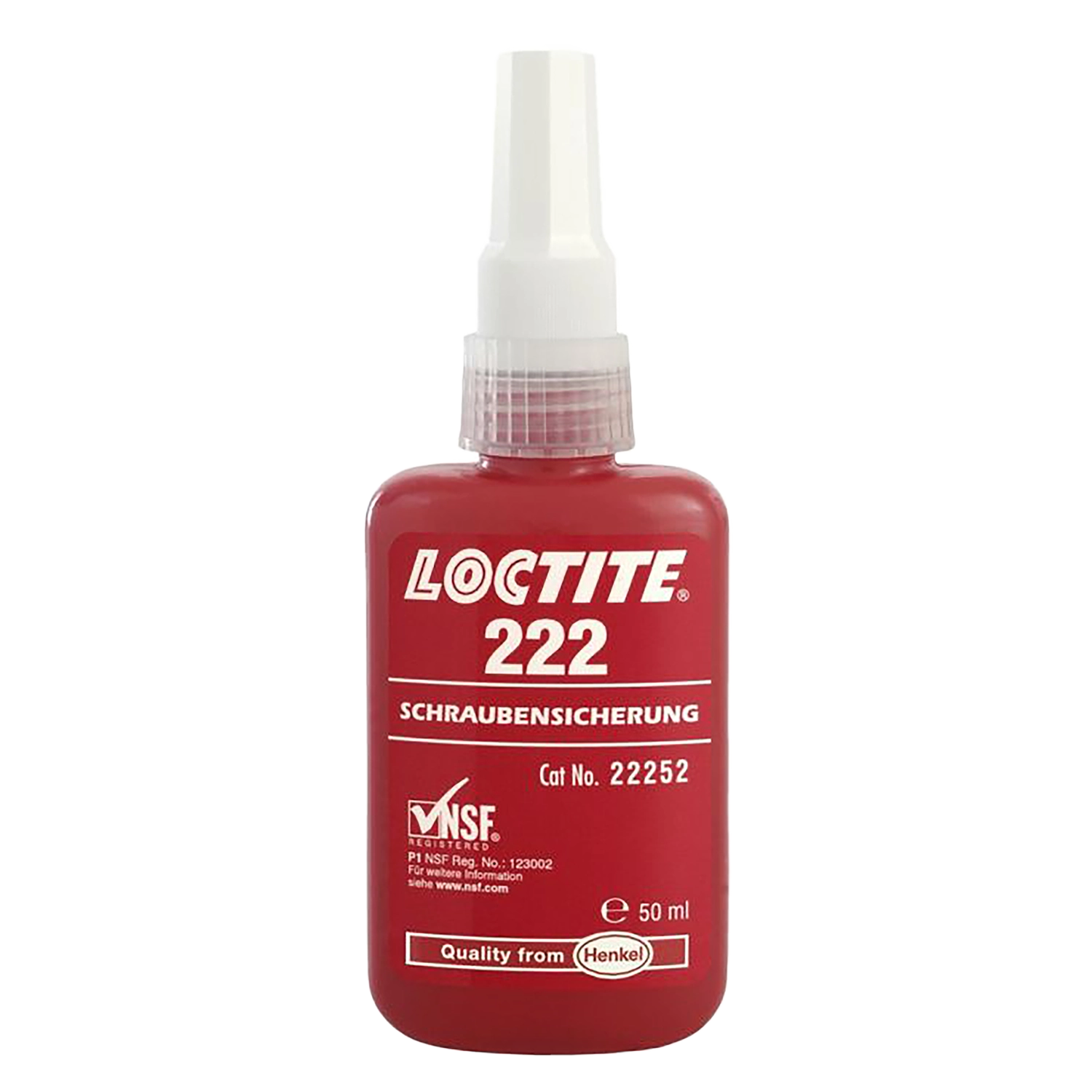 Loctite 222 schroeflijm (50 ml) - hoge sterkte, voorkomt losraken schroeven