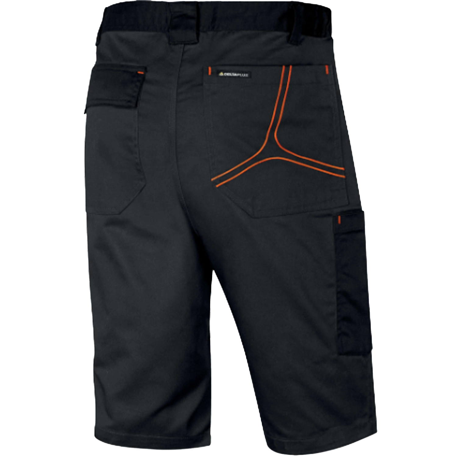 Mach2 short donkergrijs/oranje – polyester, katoen en elastaan - extra large