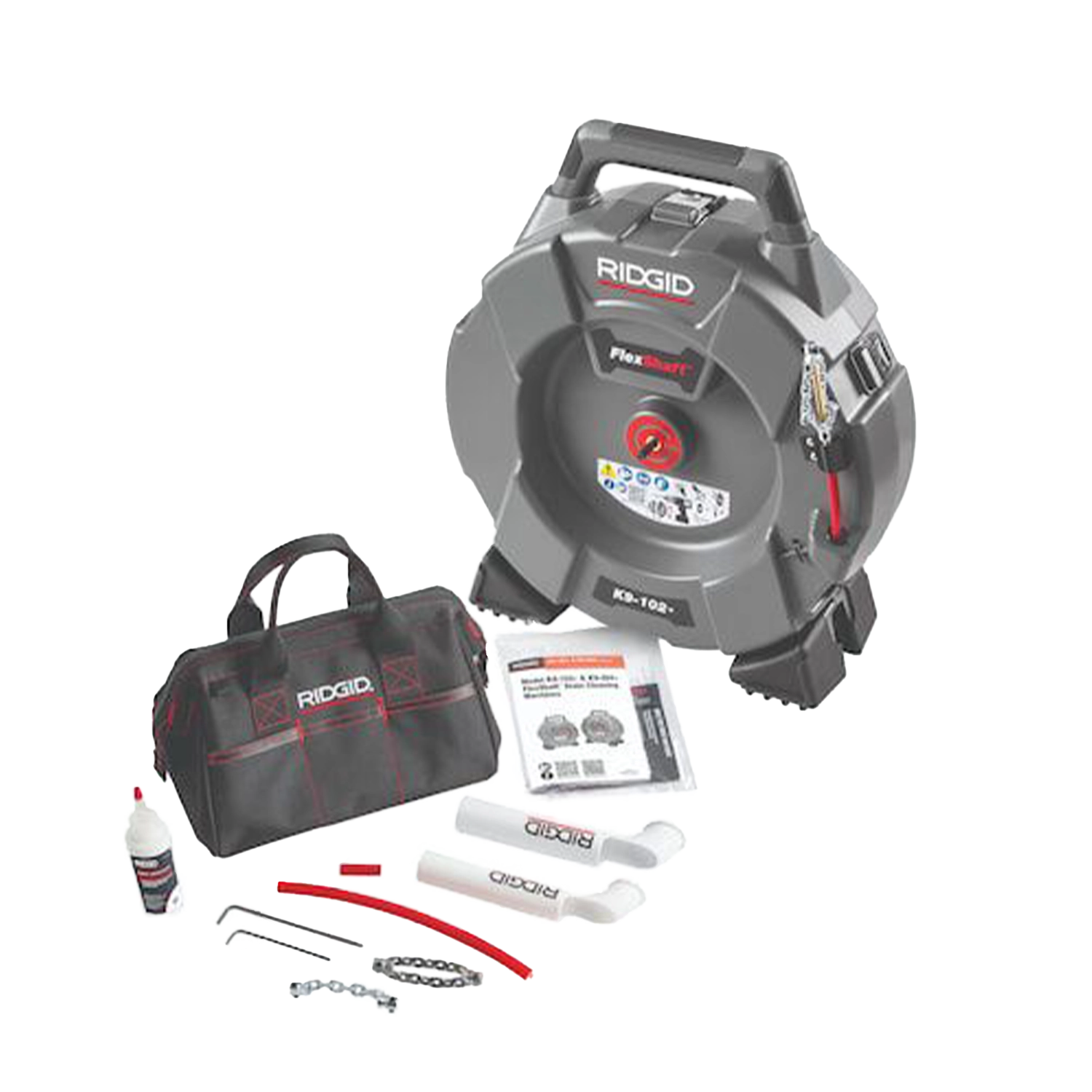 RIDGID Demolitore Per Tubi 64288 Con Riporti K9-102 - Per Ostruzioni, Grassi, Radici E Incrostazioni