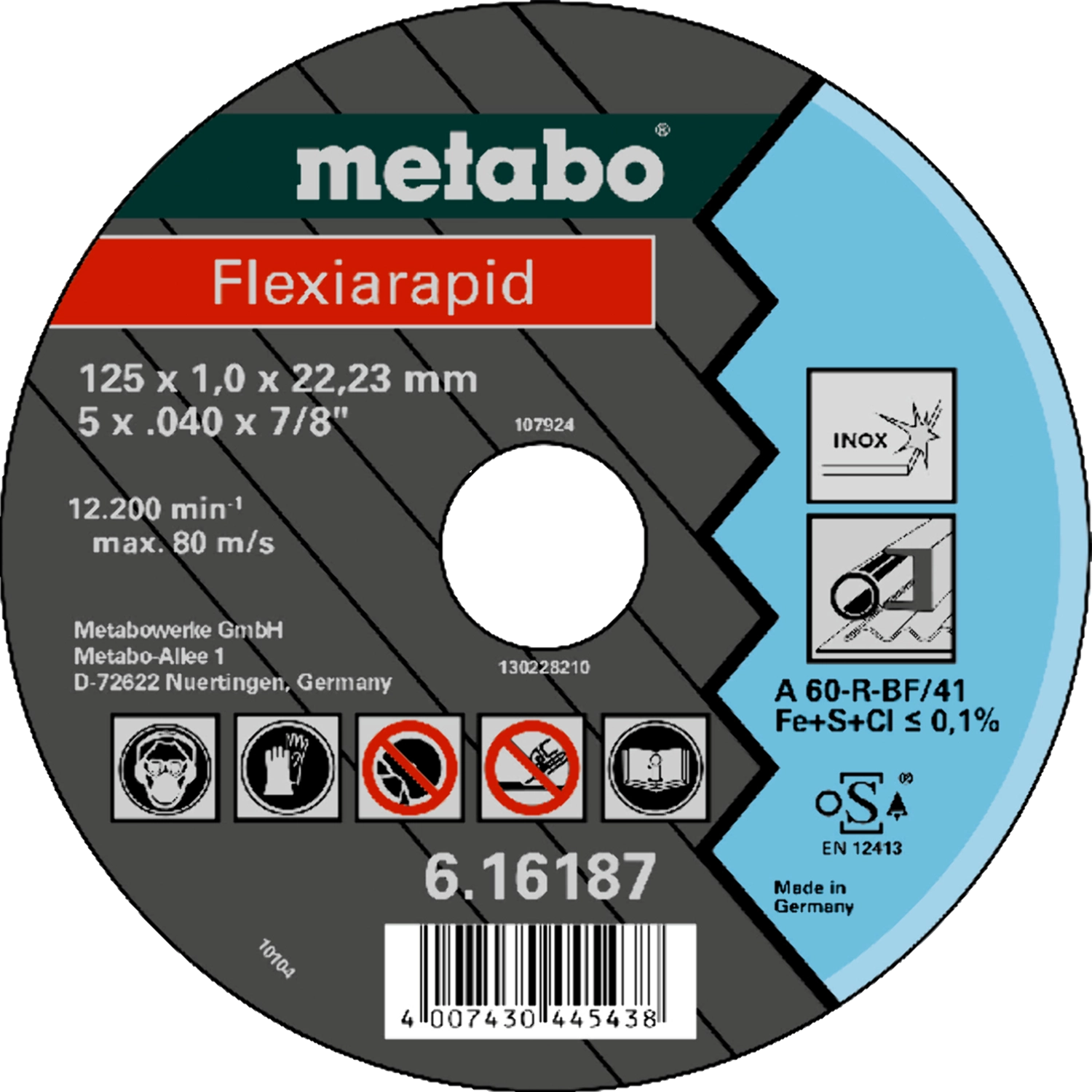 Metaalboor 8.00 X 117 - 75 mm Hss Fusio Coated Din338 - Furius 1145411