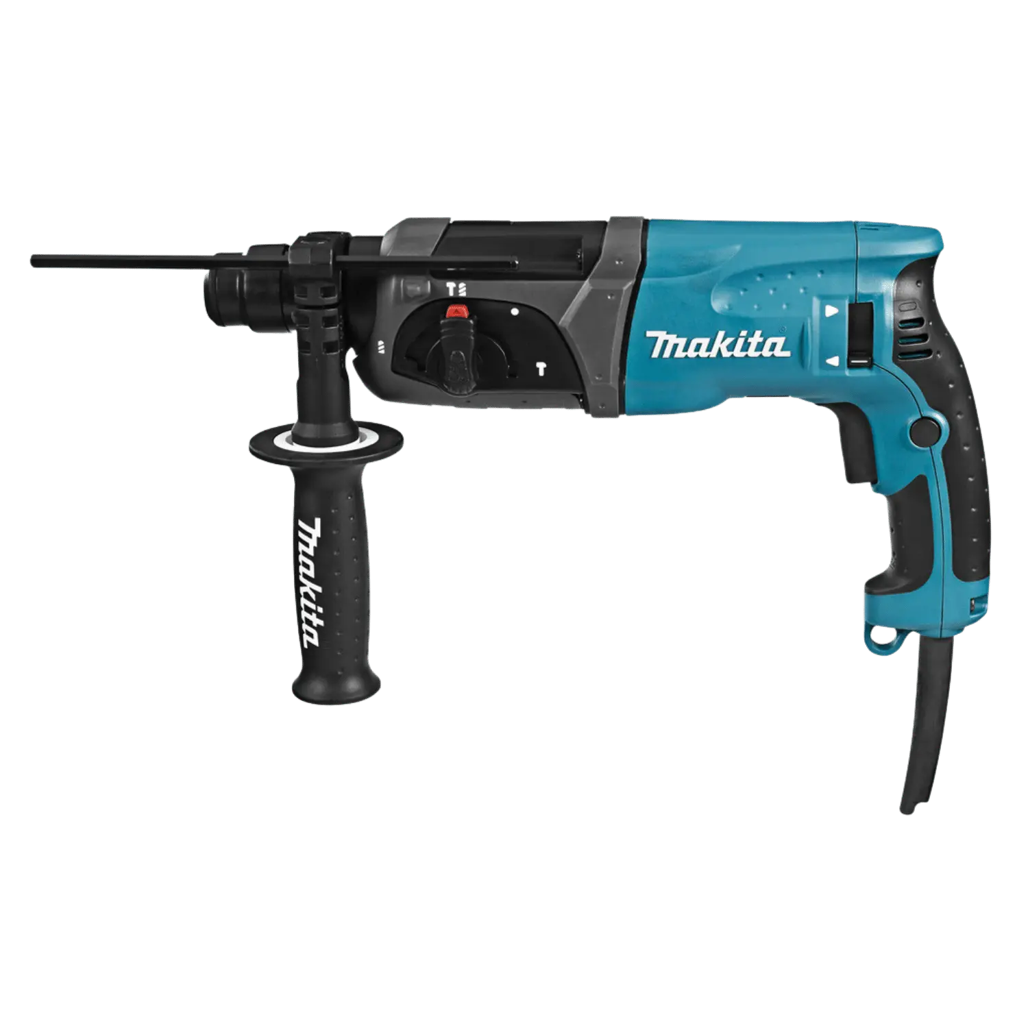 Perforateur avec Fonction Burin HR2470 (780 W - 2.4 J - 18 mm - SDS+) Makita HR2470 boorhamer met beitelfunctie - krachtig & veelzijdig op kabel.