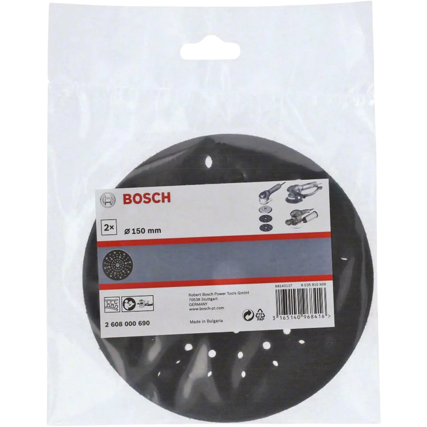 Padbeschermer voor excenterschuurmachine (150 mm)