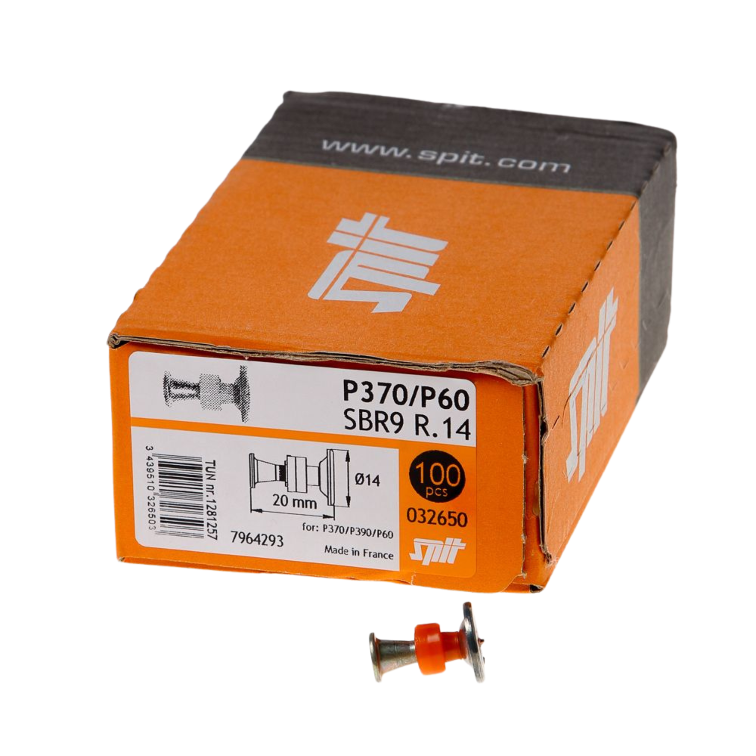 Nagels SBR 9 voor staal/beton - 032650 (100)
