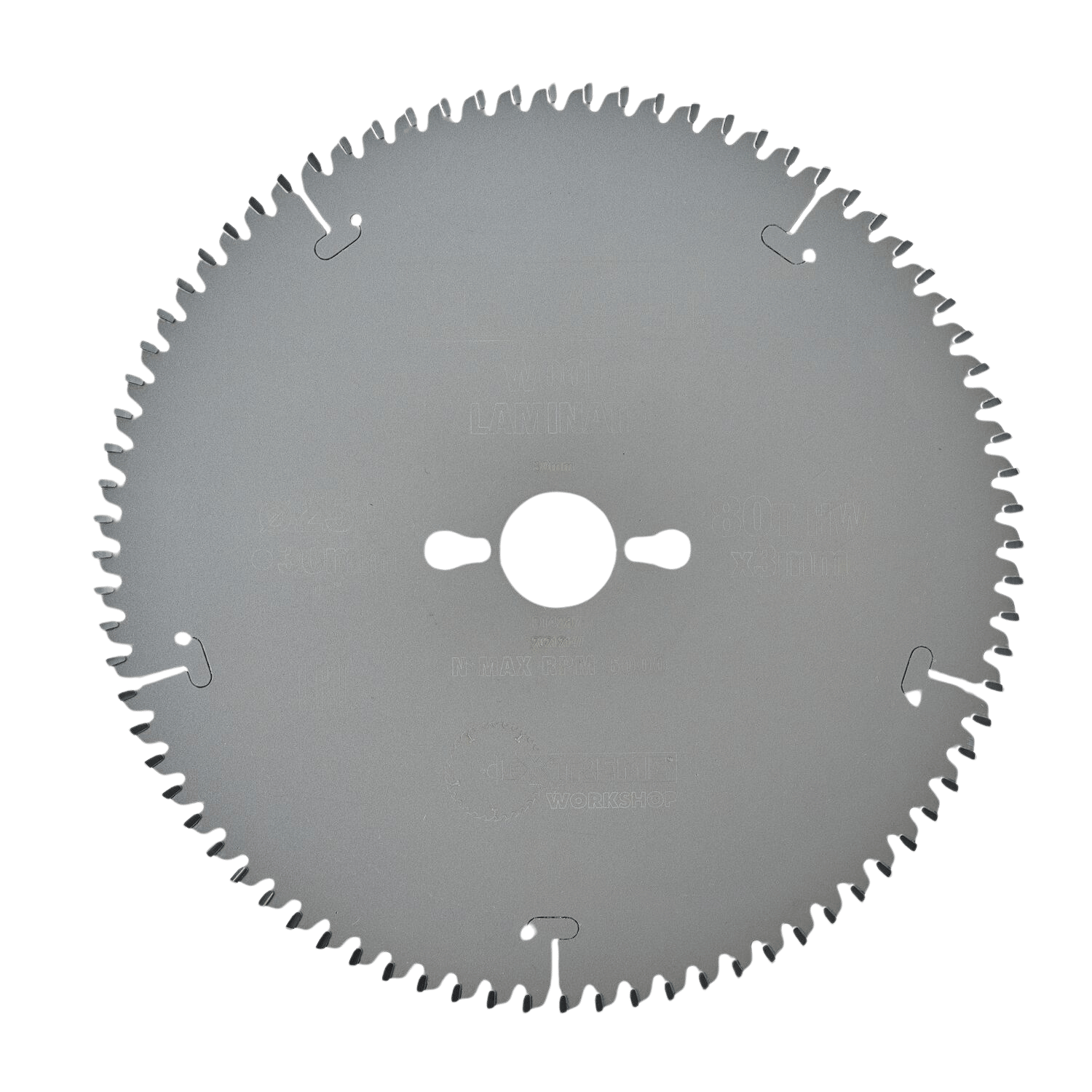 Lame de scie circulaire ø 250 x 3 x 30 mm z80 extrême (laminé + aluminium)