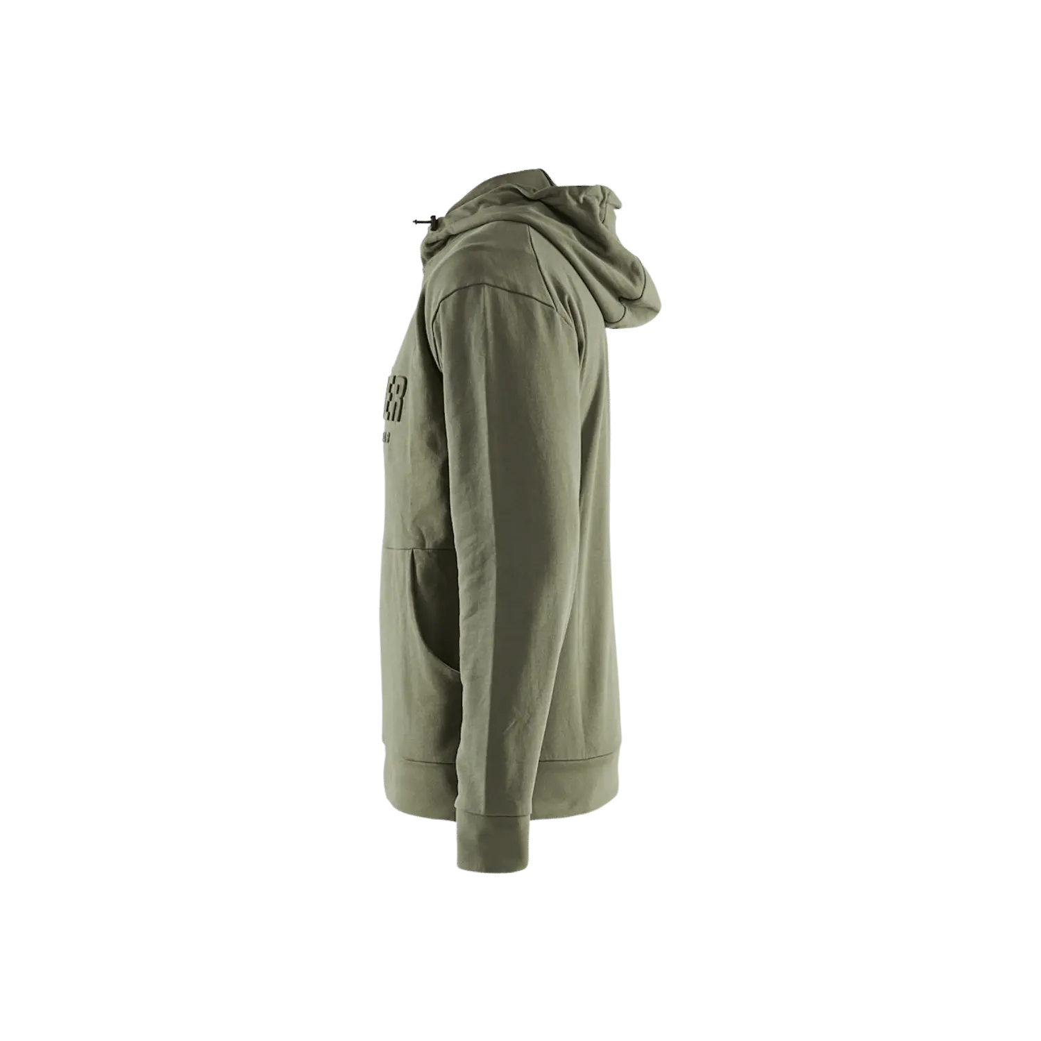 Hoodie met 3D-print 3530/1158/4109 - herfstgroen - medium