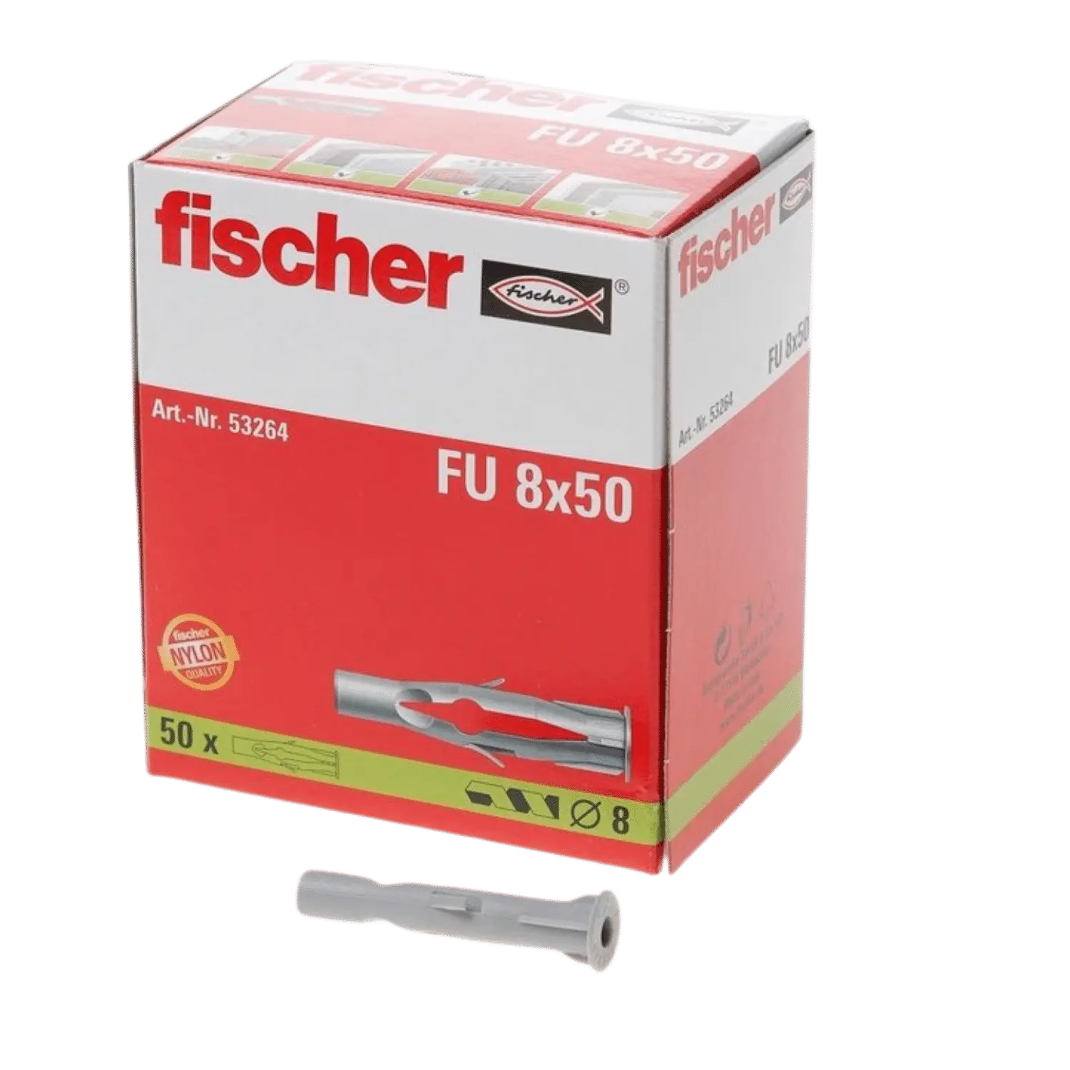 Universeelplug FU 8X50 (50 stuks)