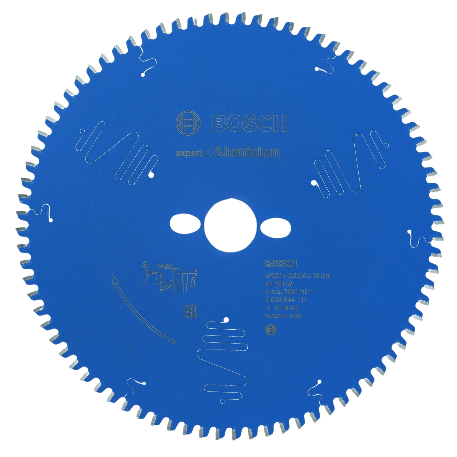 Cirkelzaagblad ø 250 x 30 mm 80T expert alu