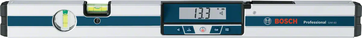 Inclinomètre numérique GIM 60 (4x piles 1,5V LR6 (AA), étui de rangement)