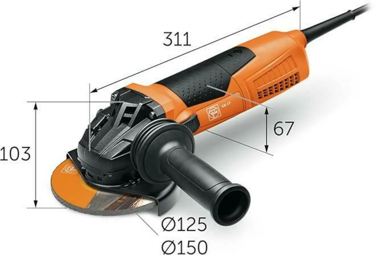 Meuleuse d'angle CG 17-125 inox (1700 W - Ø 125 mm) Meuleuse d'angle CG 17-125 inox (1700 W - Ø 125 mm)