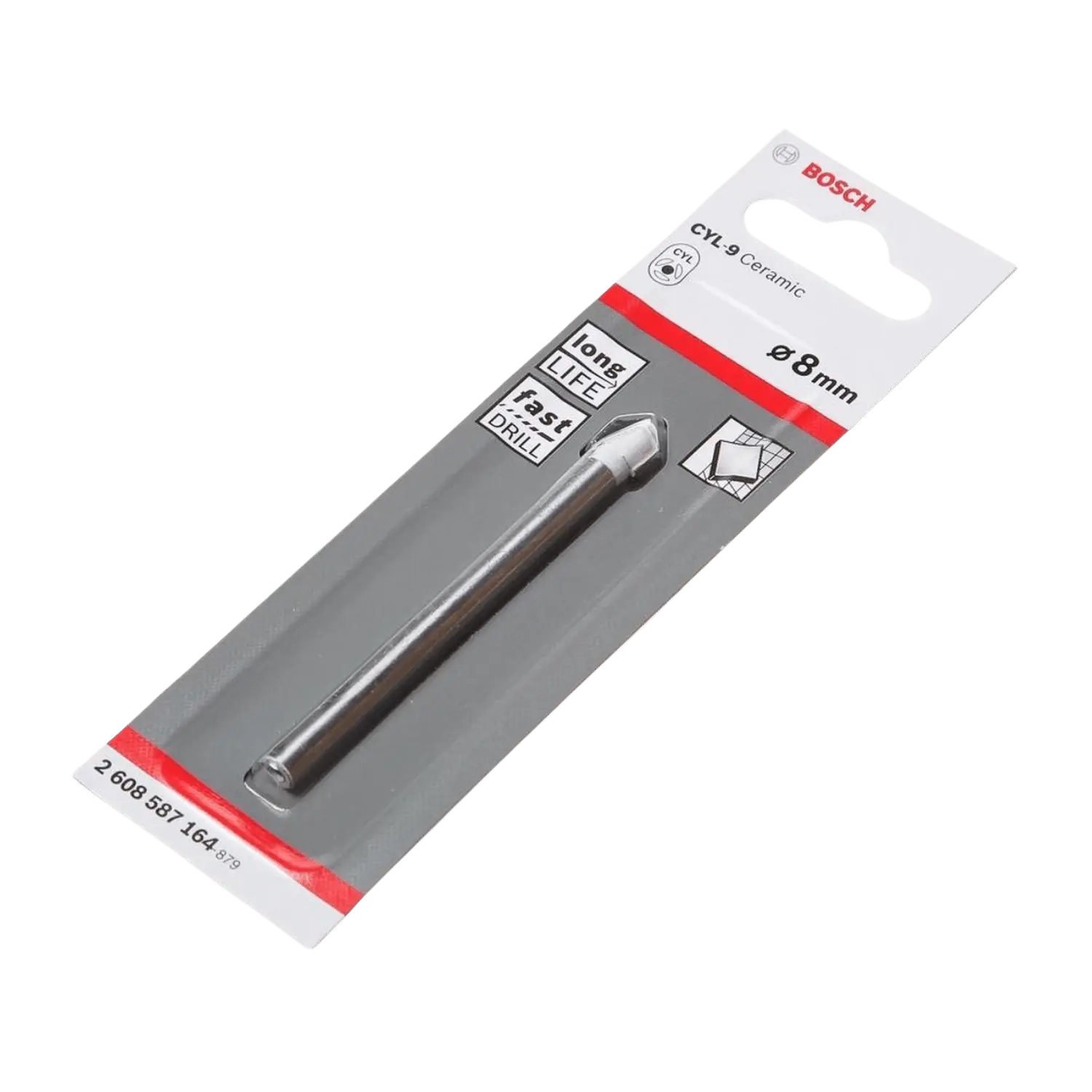 Tegelboor Ø 8 x 80 mm - CYL-9 Ceramic (2608587164)