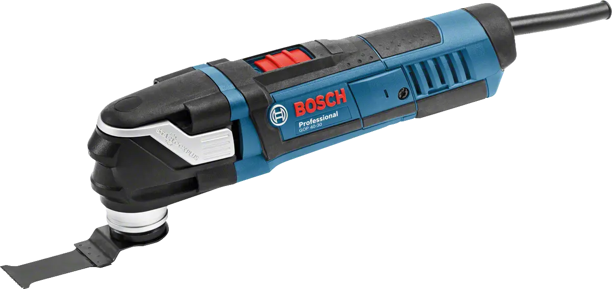 Bosch Multitool GOP 40-30: Krachtige 400W multitool met STARLOCK PLUS systeem. Inclusief diverse accessoires voor veelzijdig gebruik.