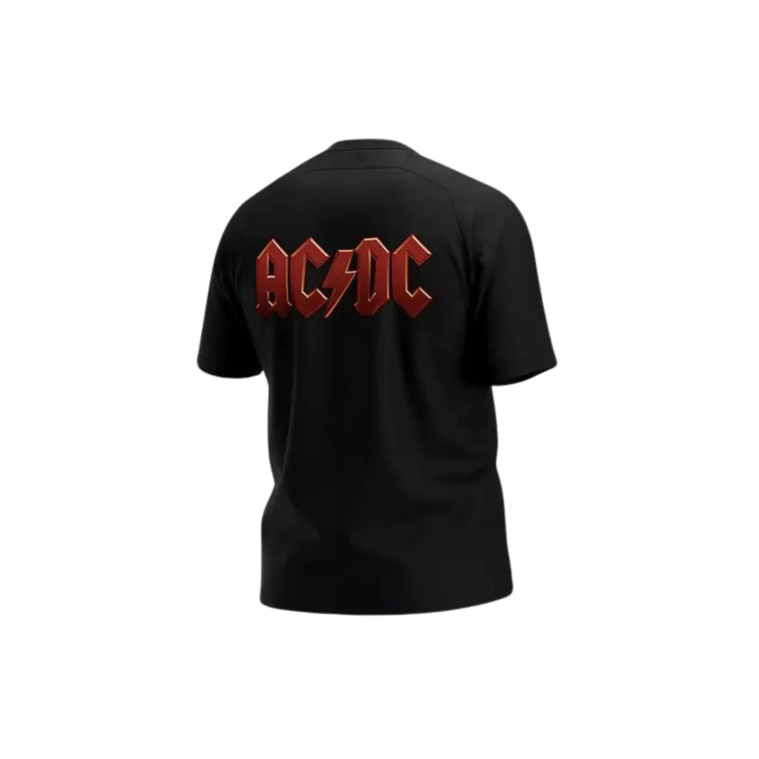 AC/DC t-shirt limited edition borstlogo - zwart - XL