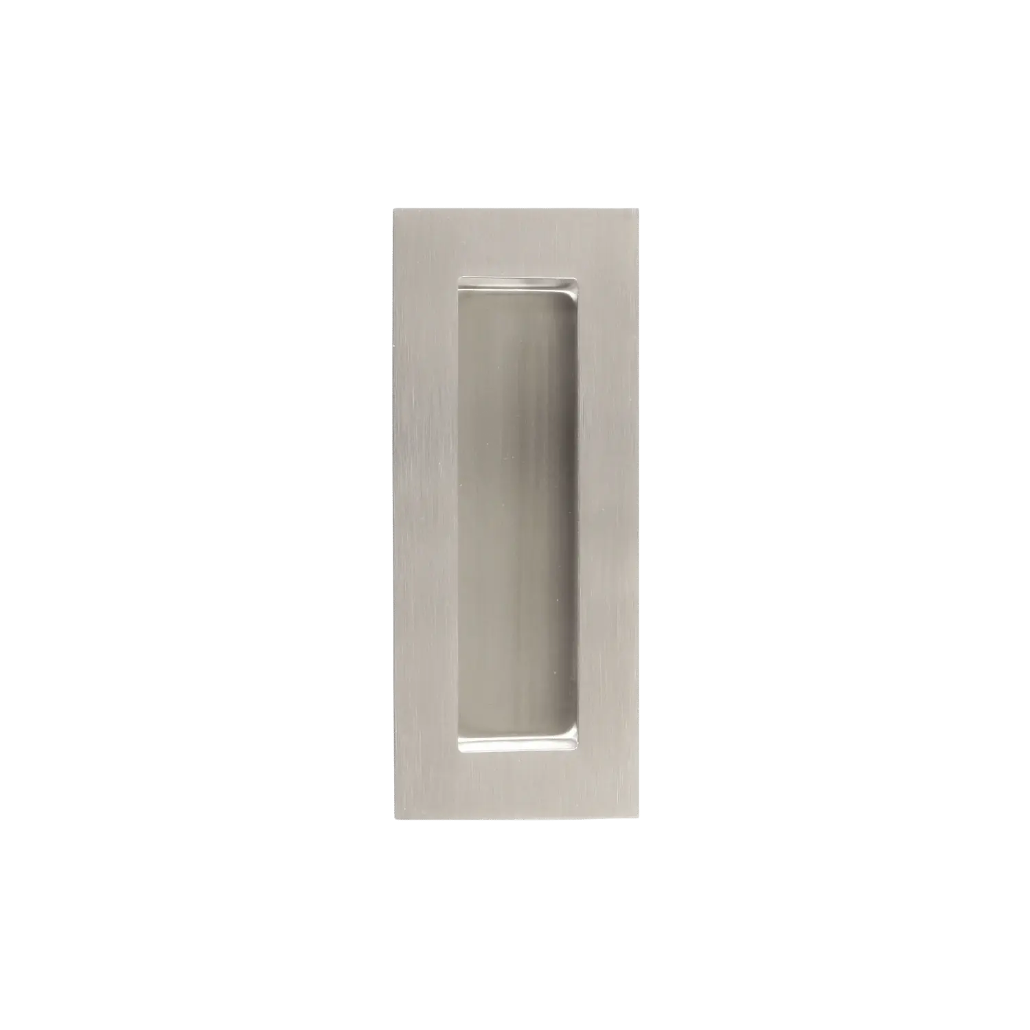 Coquille d'encastrement Rectangulaire Aveugle 125mmx51mm Inox