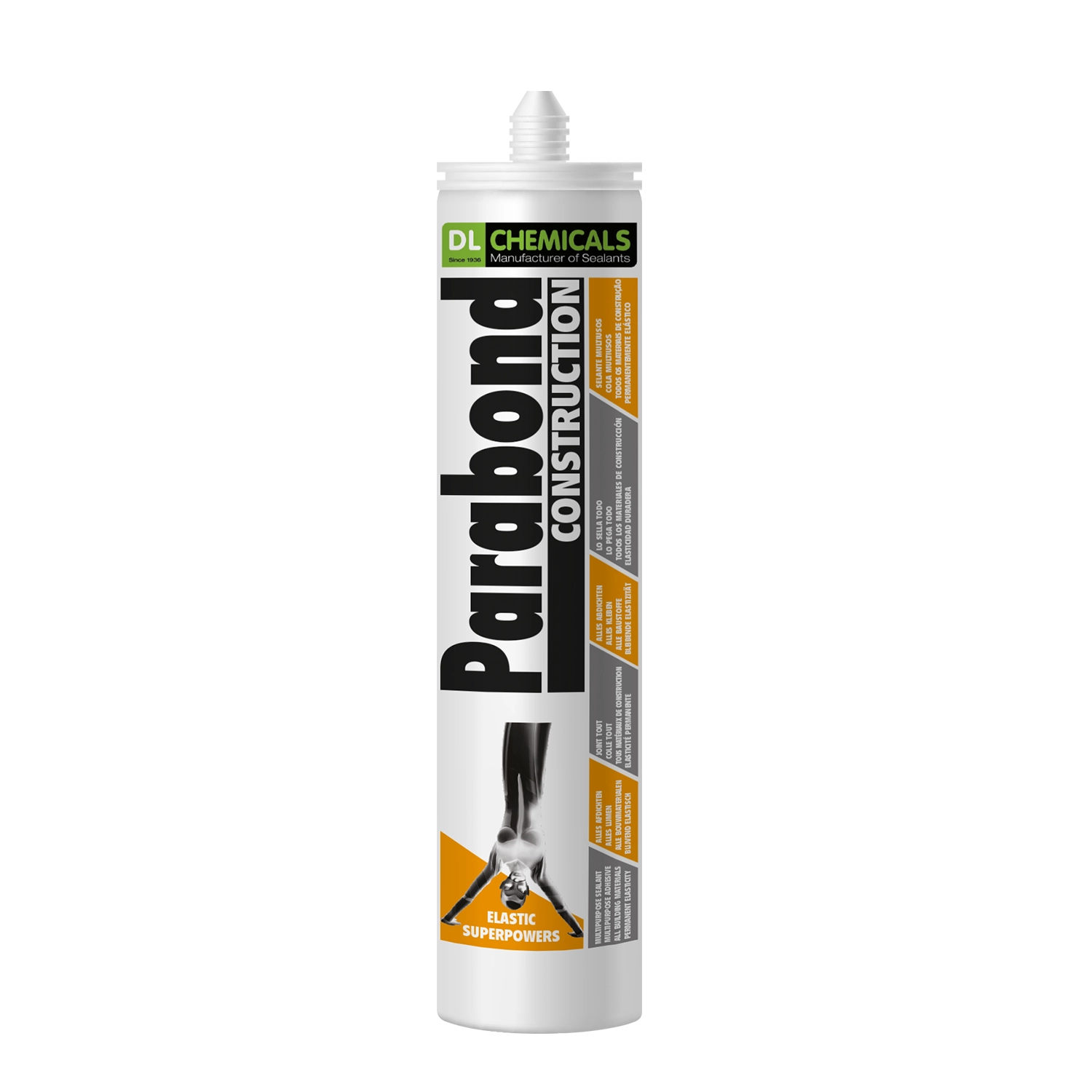 Parabond Construction - RAL 9010 blanc (cartouche 290ml)