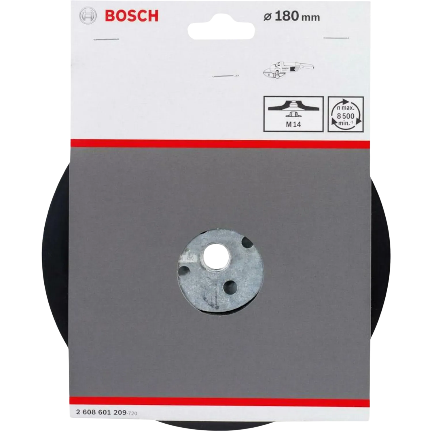 Disque de support pour meuleuse d'angle (180 mm)