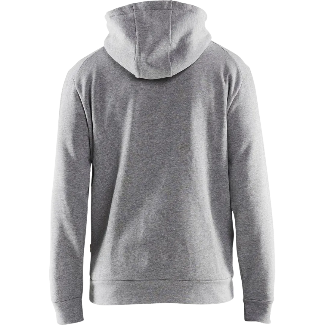 Hoodie met 3D-print - grijs - M