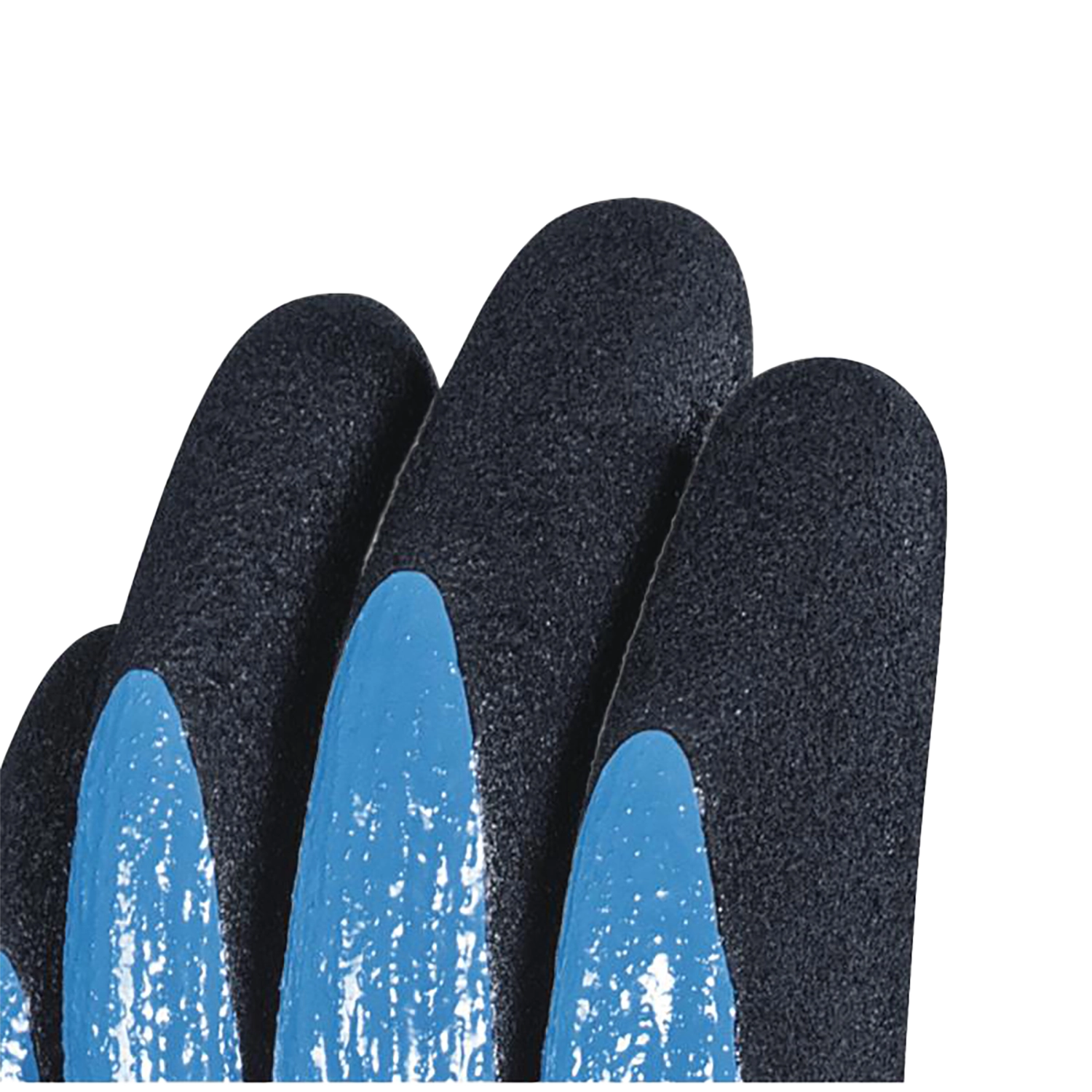 Polyamide handschoen met nitril coating -  wet & dry vv636 - blauw  -maat 10