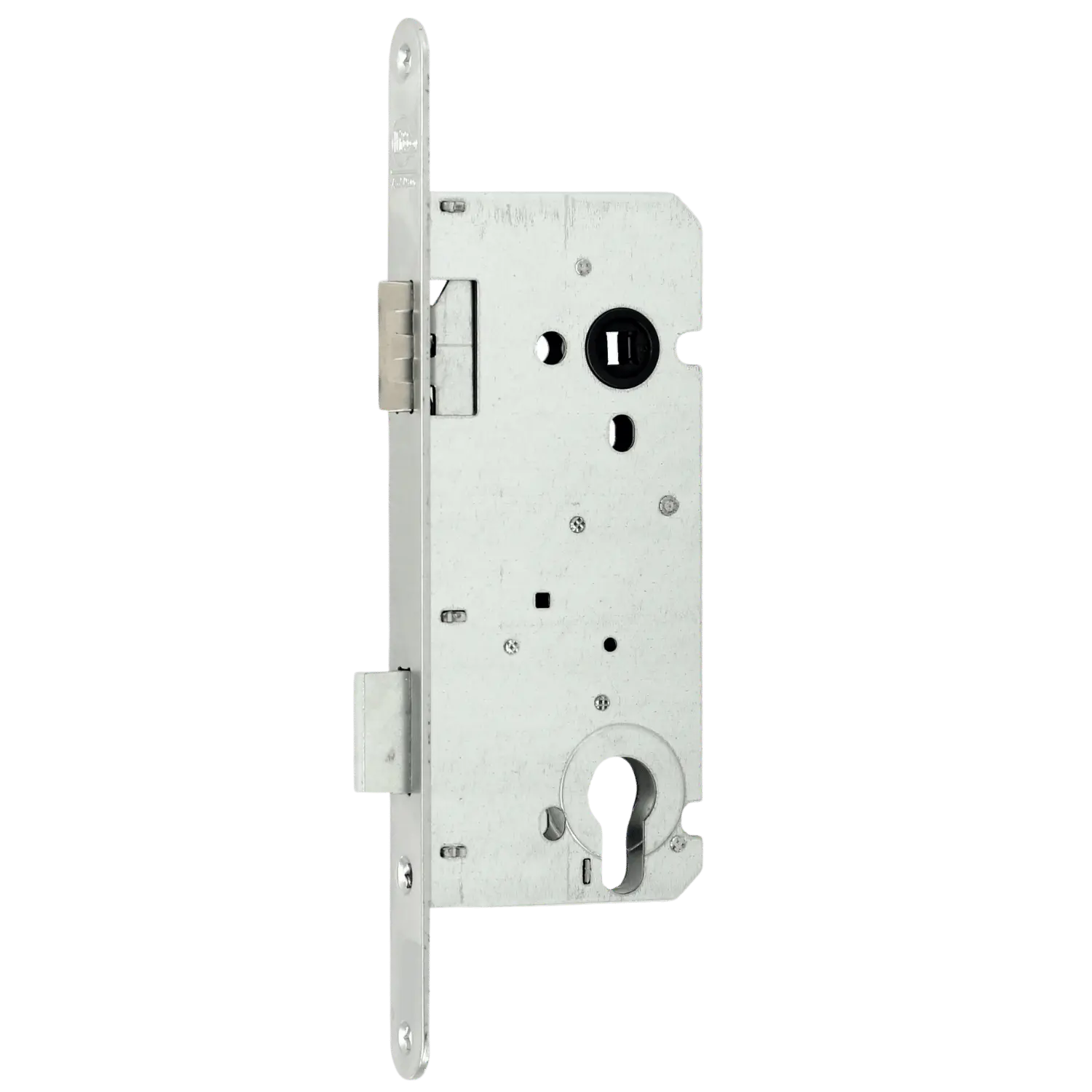 Dag-nachtslot PZ A2653.21 - 55/110 - afg. voorplaat gelakt 22 x 260 mm zon. tgpl omkeerbaar