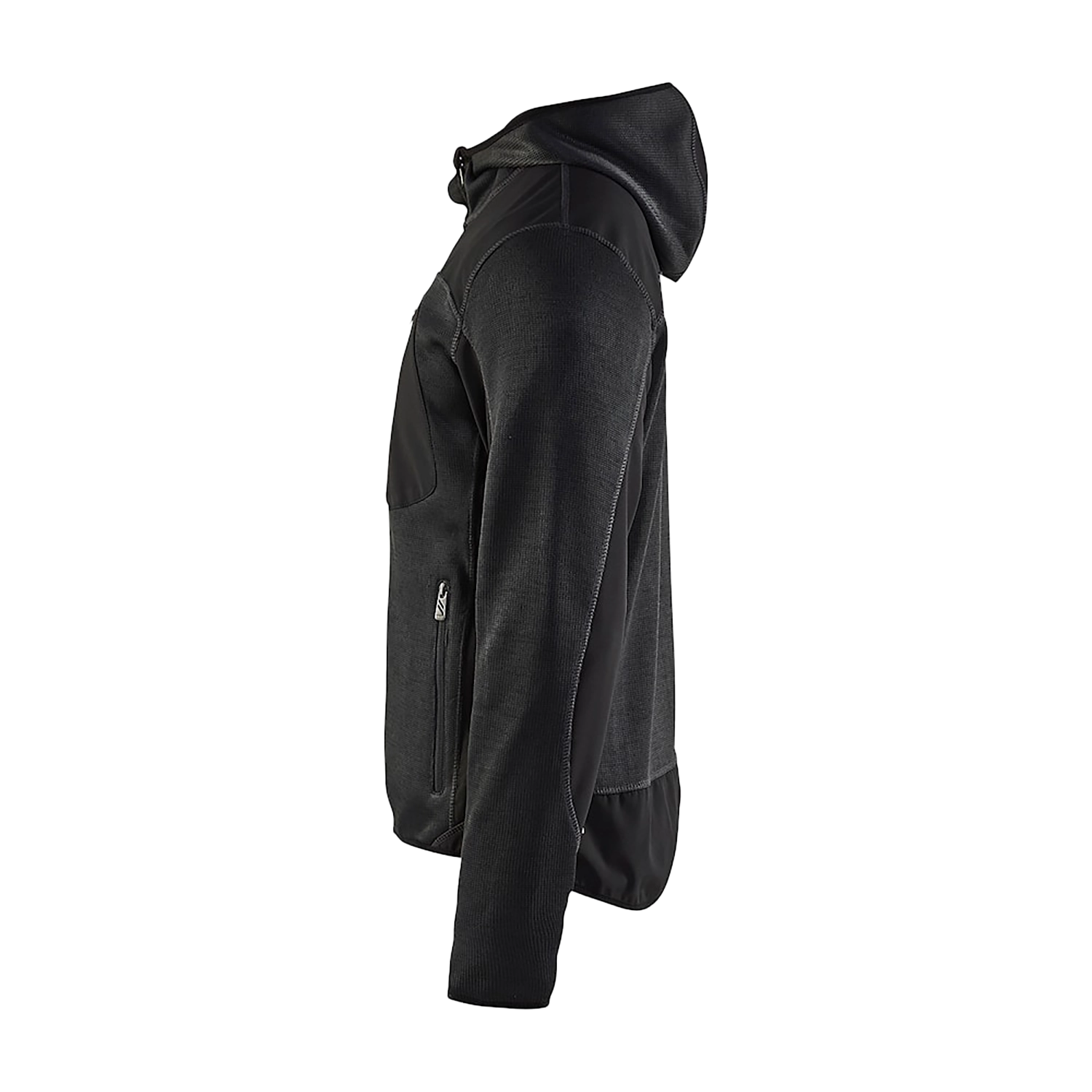 Gilet tricoté avec softshell 4930/2117/9799 - gris foncé/noir - xl