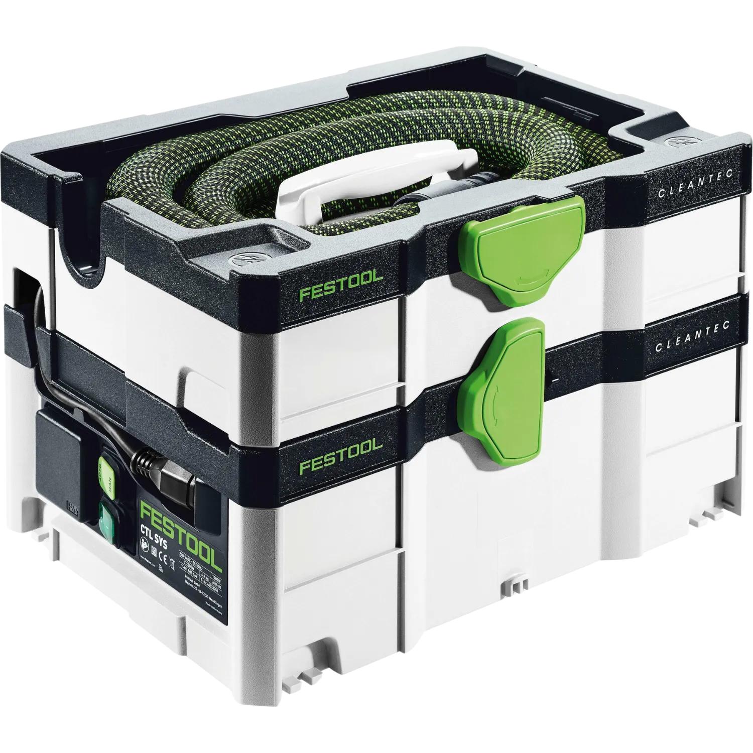 Aspirateur Cleantex CTL Sys (1000 W - 4,5/3,5 litres)