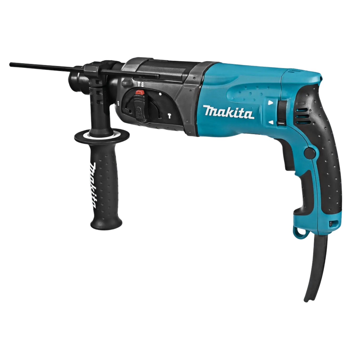 Perforateur avec Fonction Burin HR2470 (780 W - 2.4 J - 18 mm - SDS+) Makita HR2470 boorhamer met beitelfunctie - krachtig & veelzijdig op kabel.