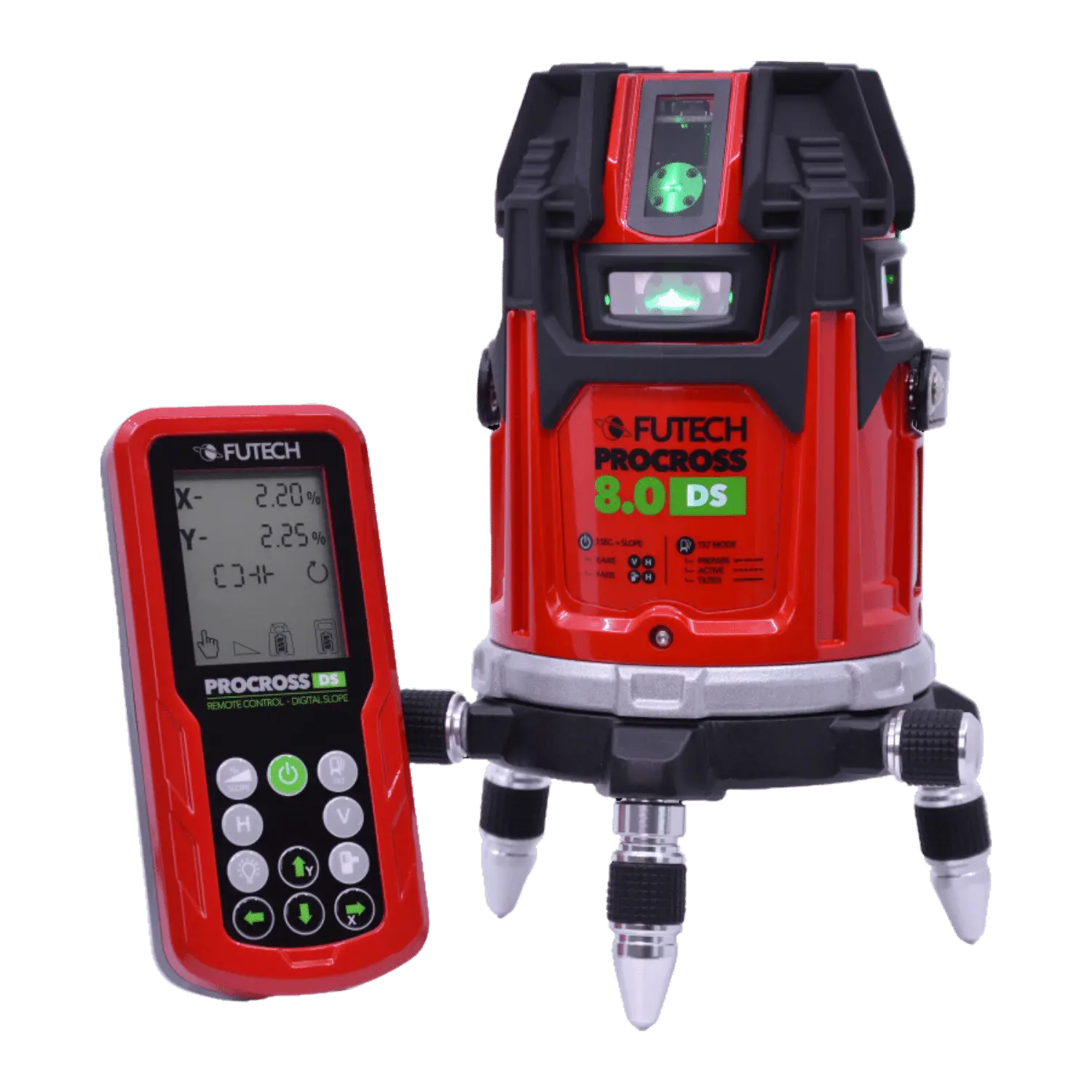 Laser croix Procross 8.0 DS vert kit Promopack - 044.80G-P