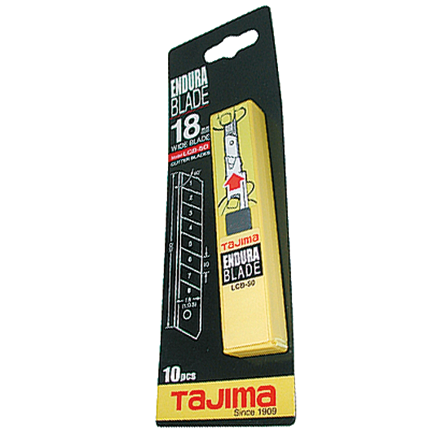 STROXX Pak (10St) Vervangmesjes 18 mm - Ref Tj Lcb50 | Lecot.shop STROXX Pak (10St) Vervangmesjes 18 mm - Ref Tj Lcb50: Verpakking met 10 vervangmesjes van 18 mm breed.