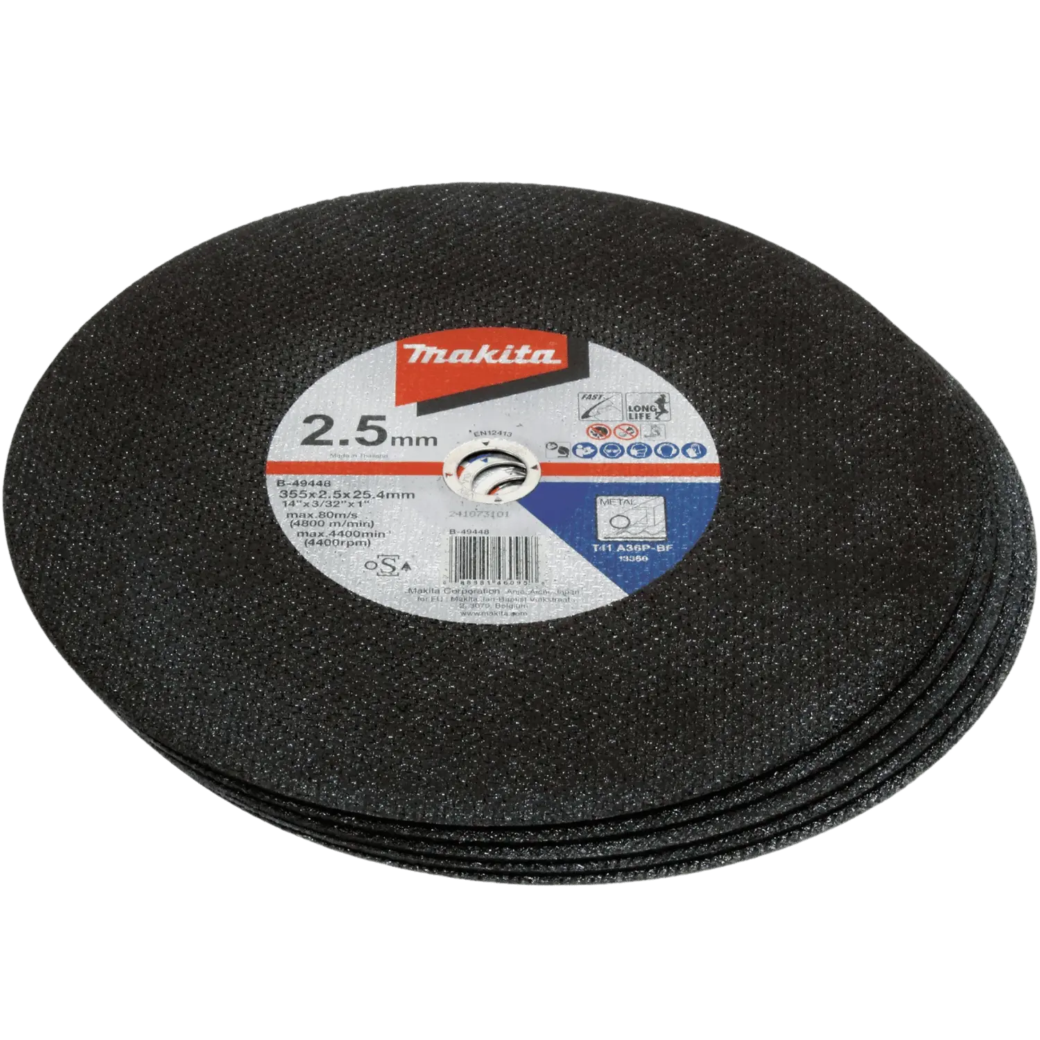 Disque de tronçonnage acier ø 355 x 2,5 x 25,4 mm