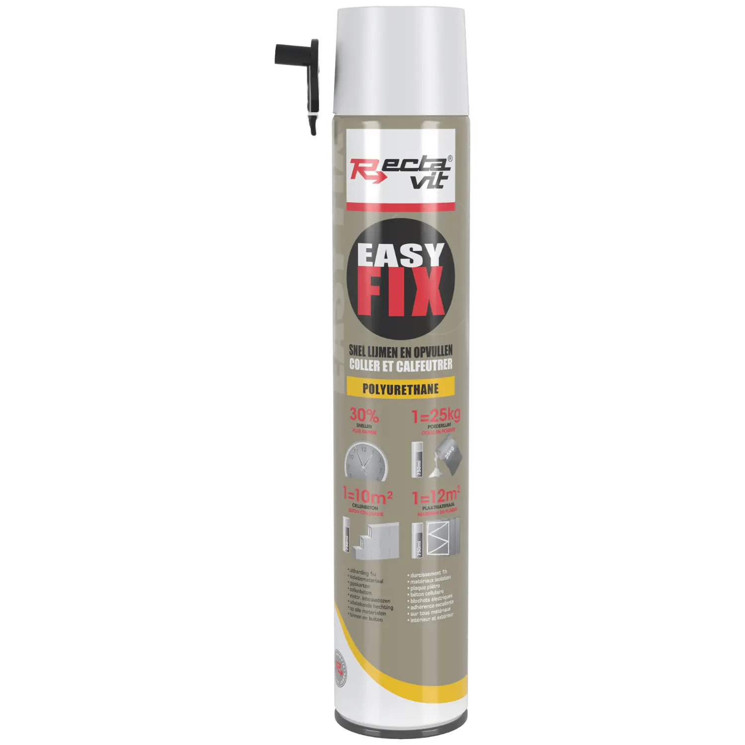 Colle PU Easy Fix à Faible Expansion - Nbs - Cartouche (750 ml)
