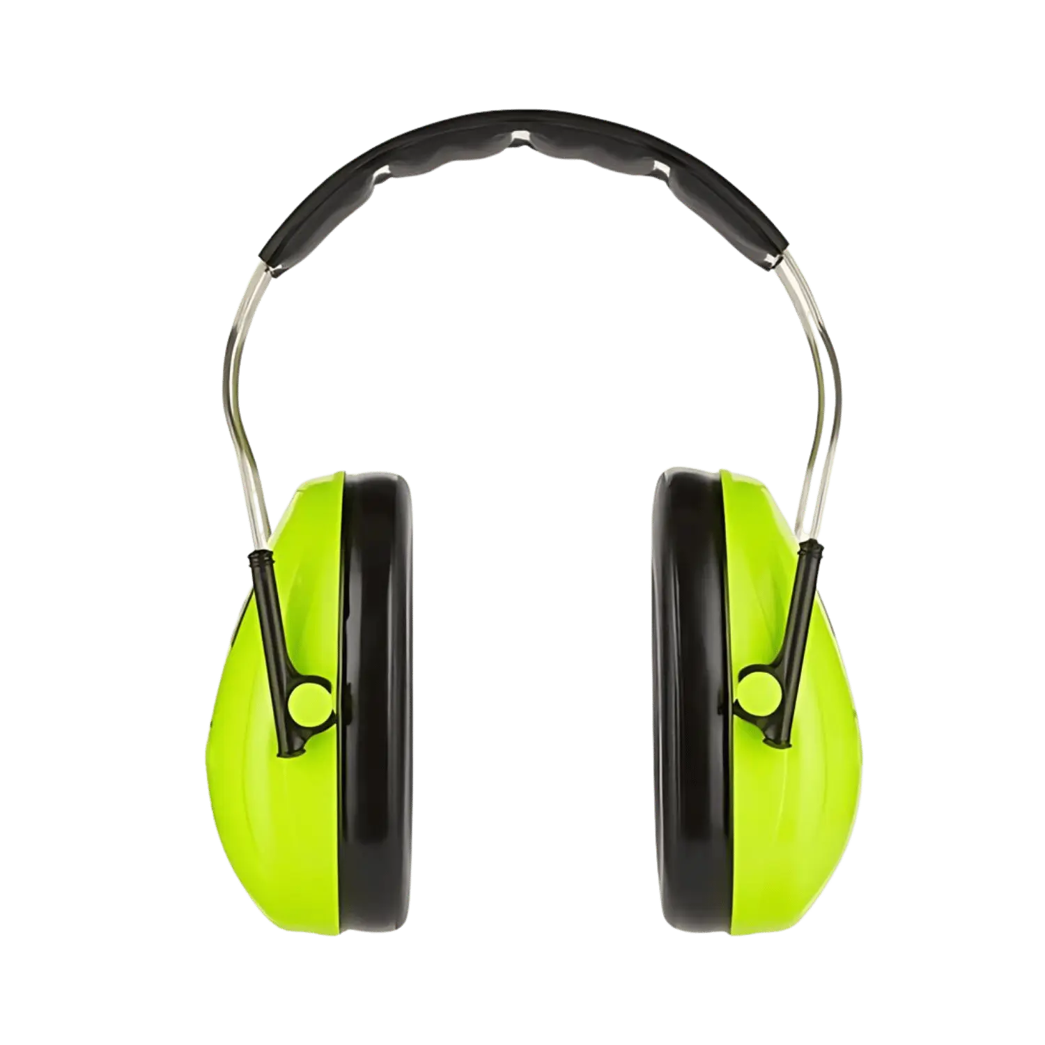 Casque antibruit Peltor pour enfants avec arceau - vert néon - H510AK